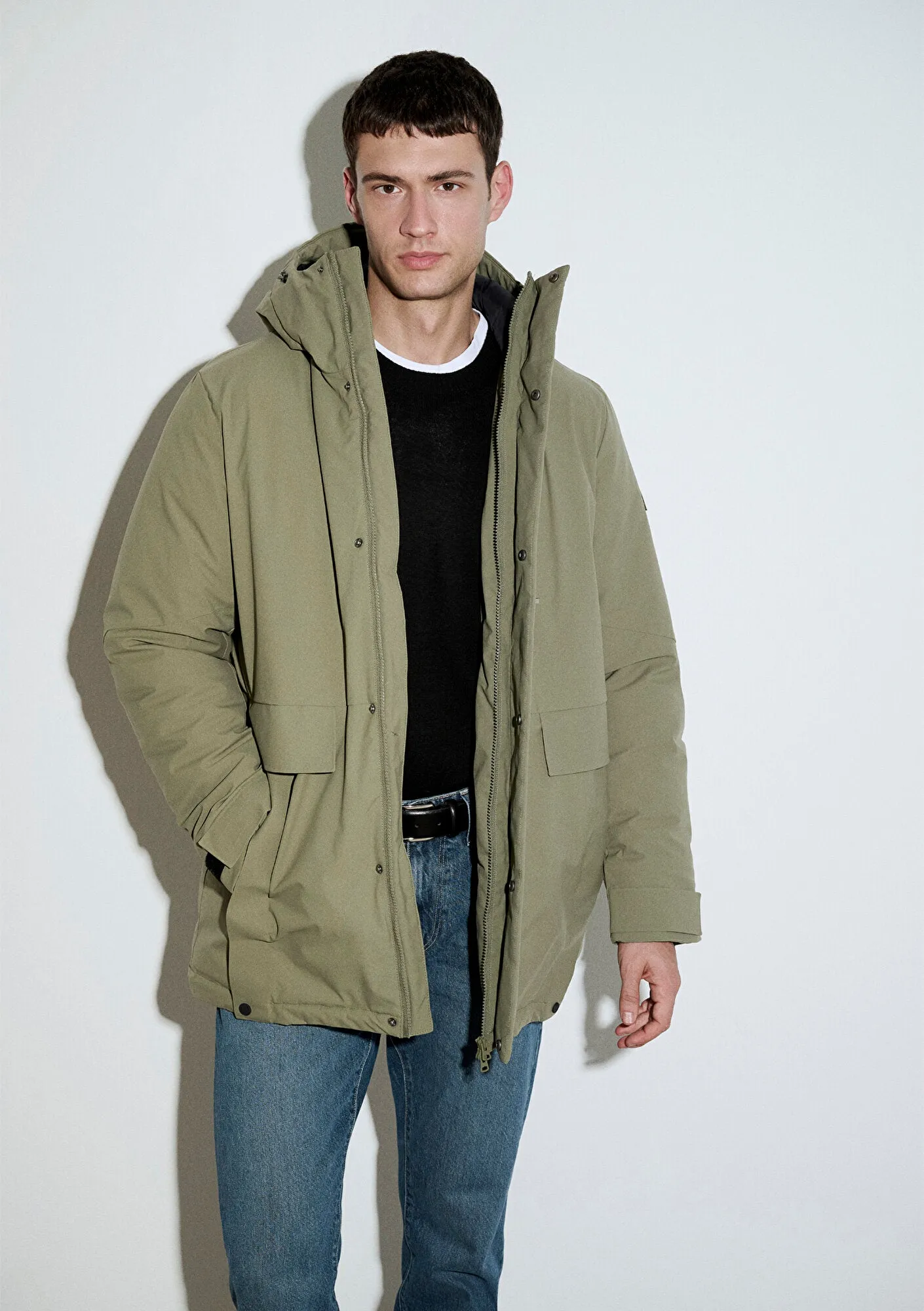 Hooded Green Jacket