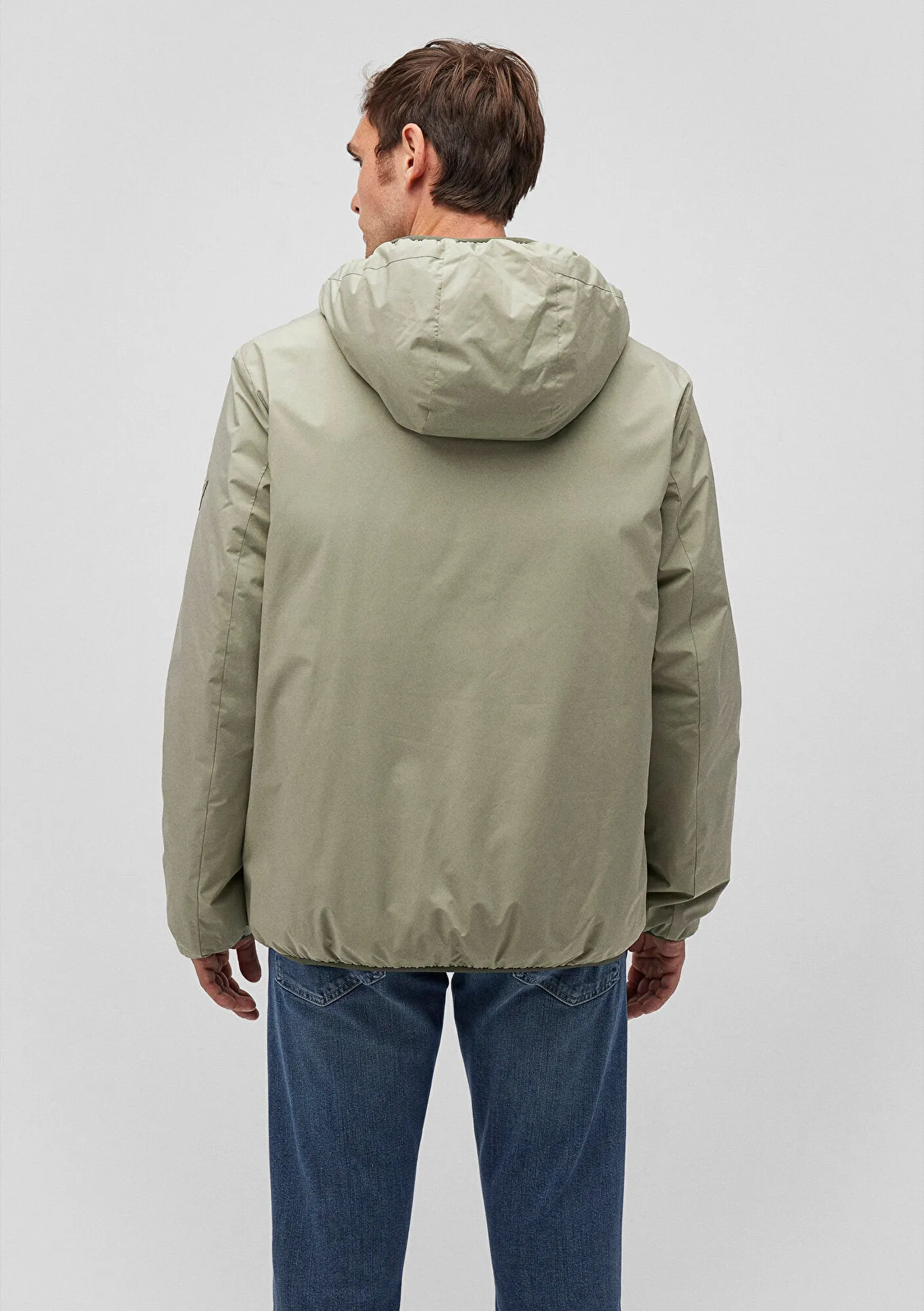 Hooded Green Jacket