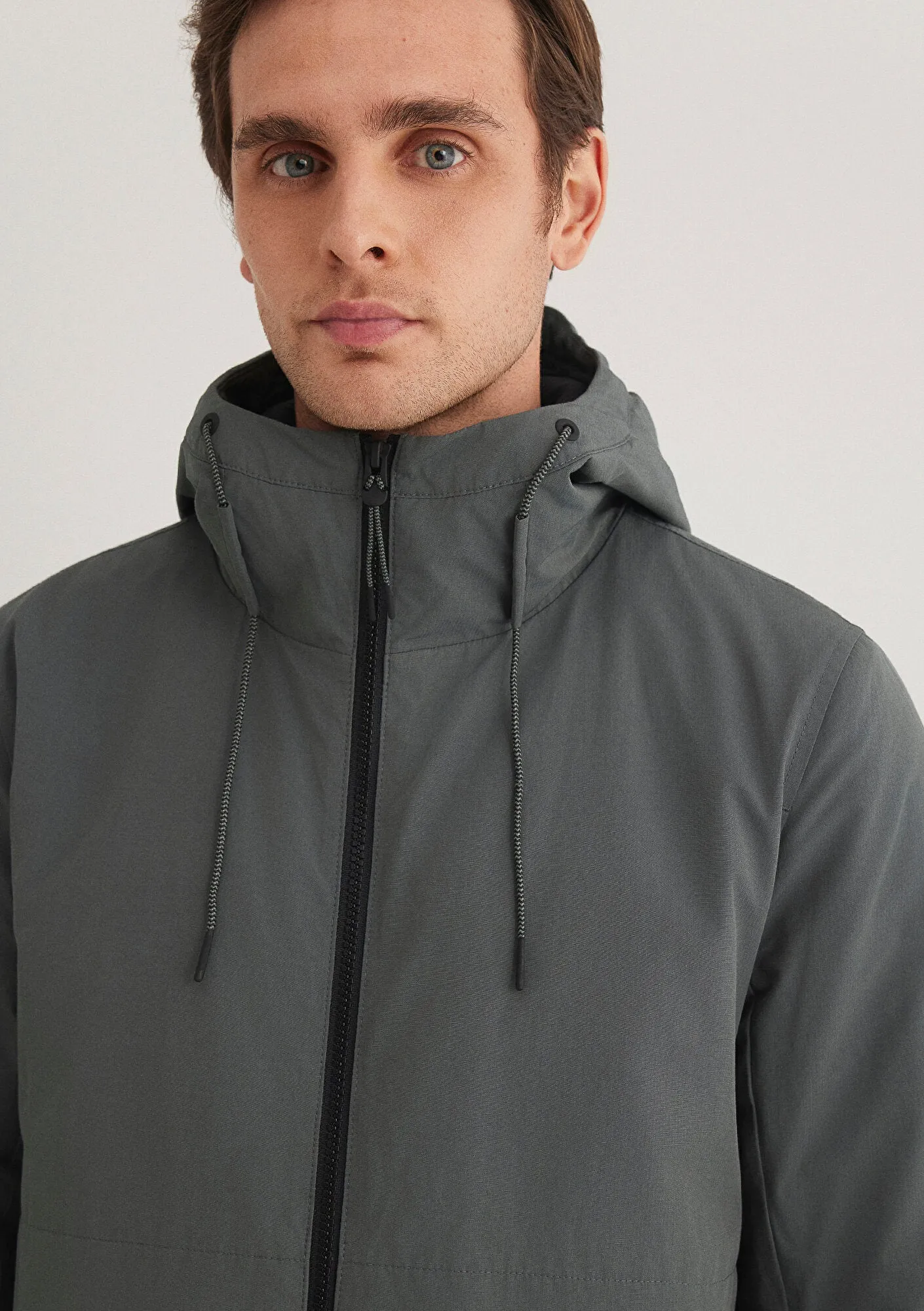 Hooded Green Jacket