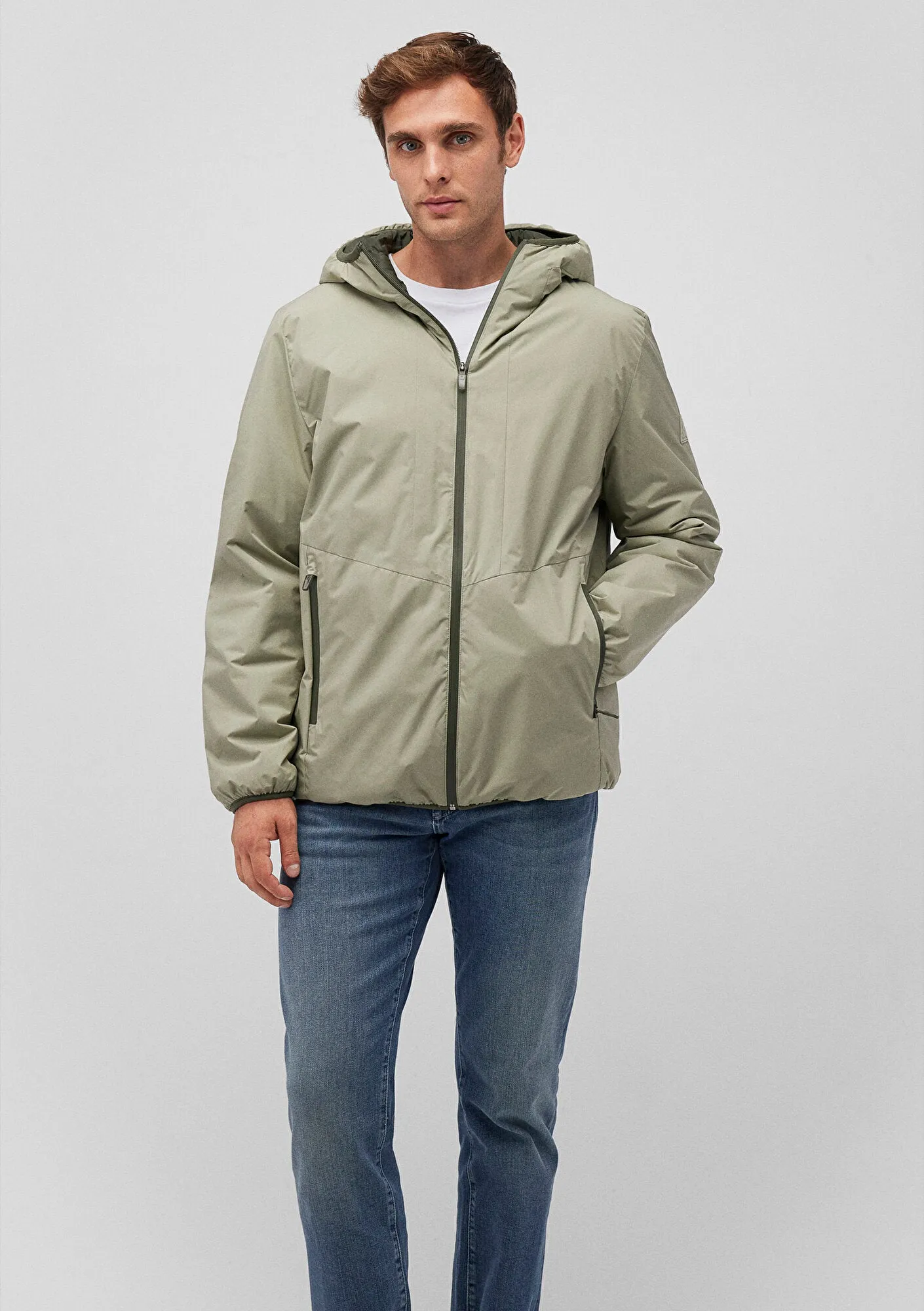 Hooded Green Jacket