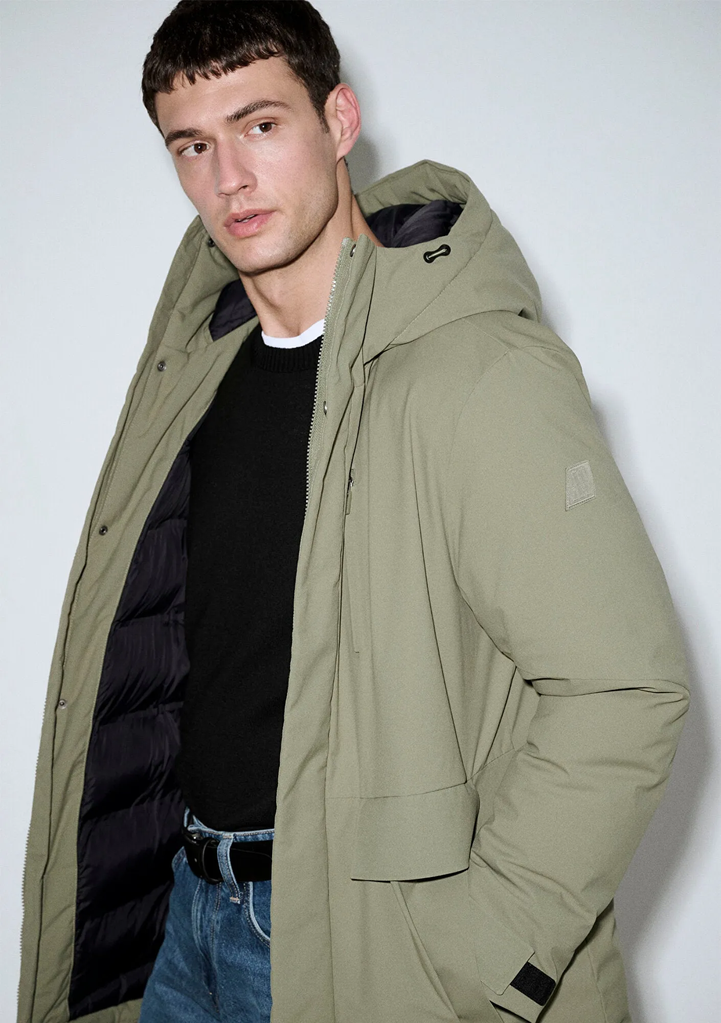 Hooded Green Jacket