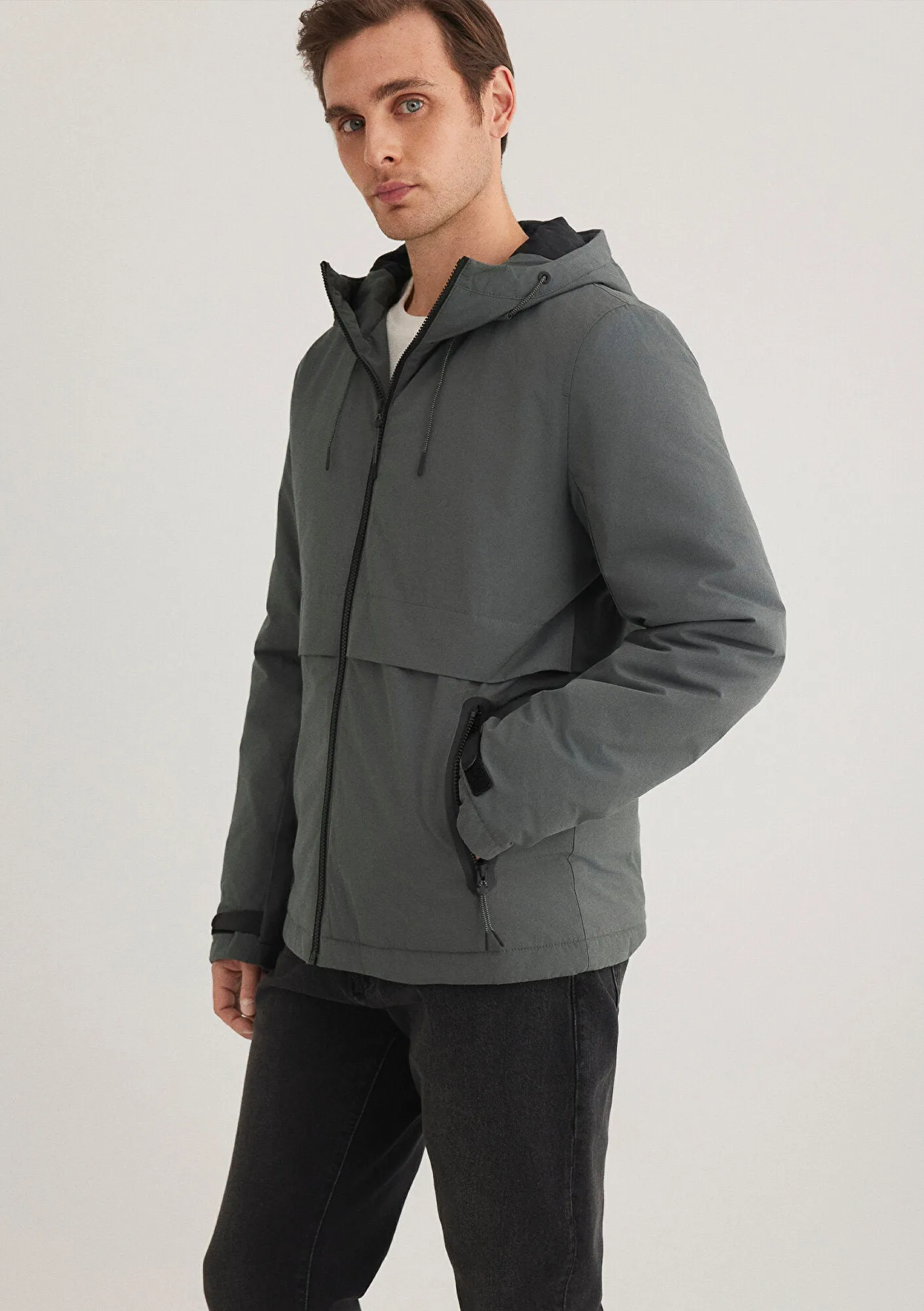 Hooded Green Jacket