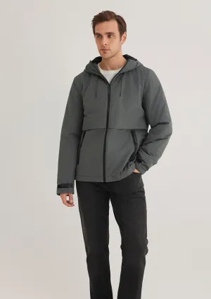 Hooded Green Jacket