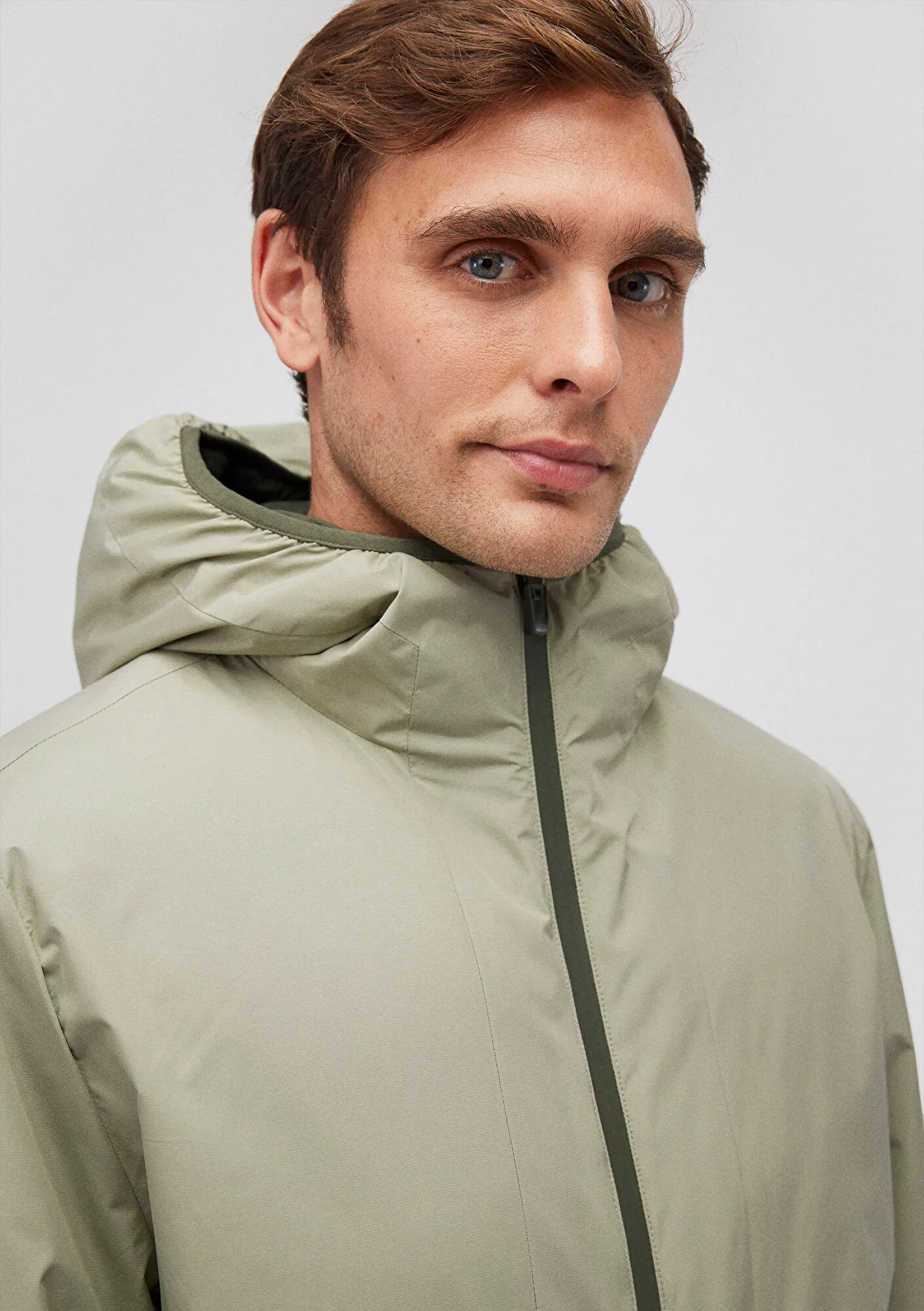 Hooded Green Jacket