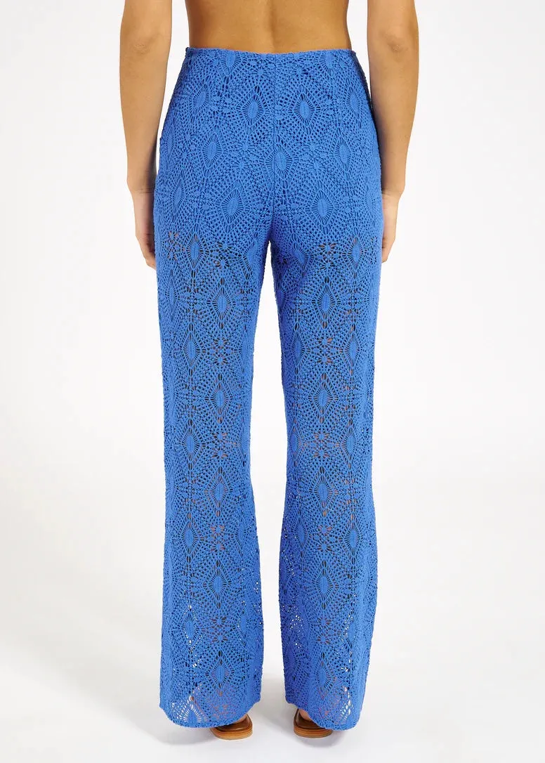 Jago Pant COBALT CROCHET