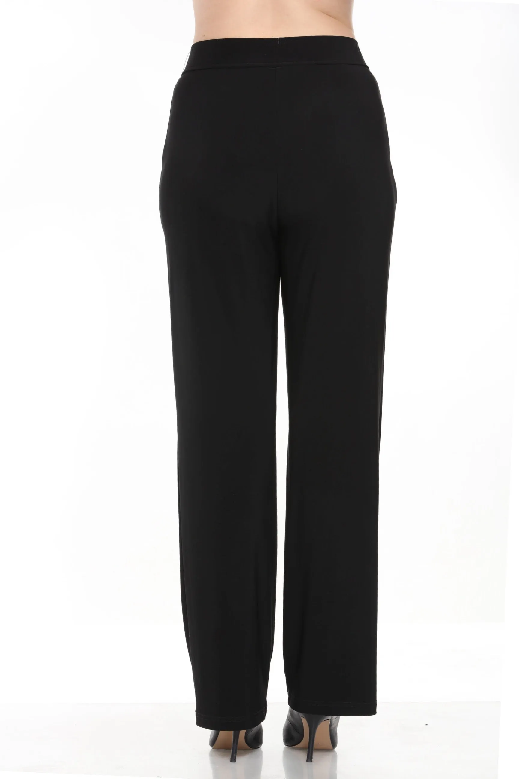 Joseph Ribkoff Drawstring High Rise Relaxed Straight Pants 243202