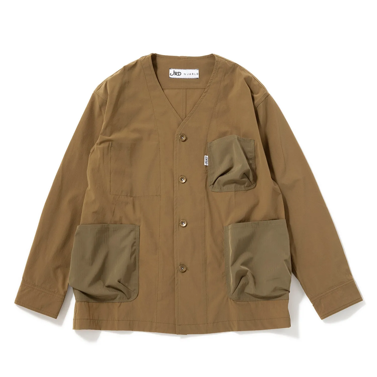 JRD by JARLD | ジェイアールディー バイ ジャールド　撥水ストレッチ ノーカラー カバーオール NO COLLAR COVERALL JACKET