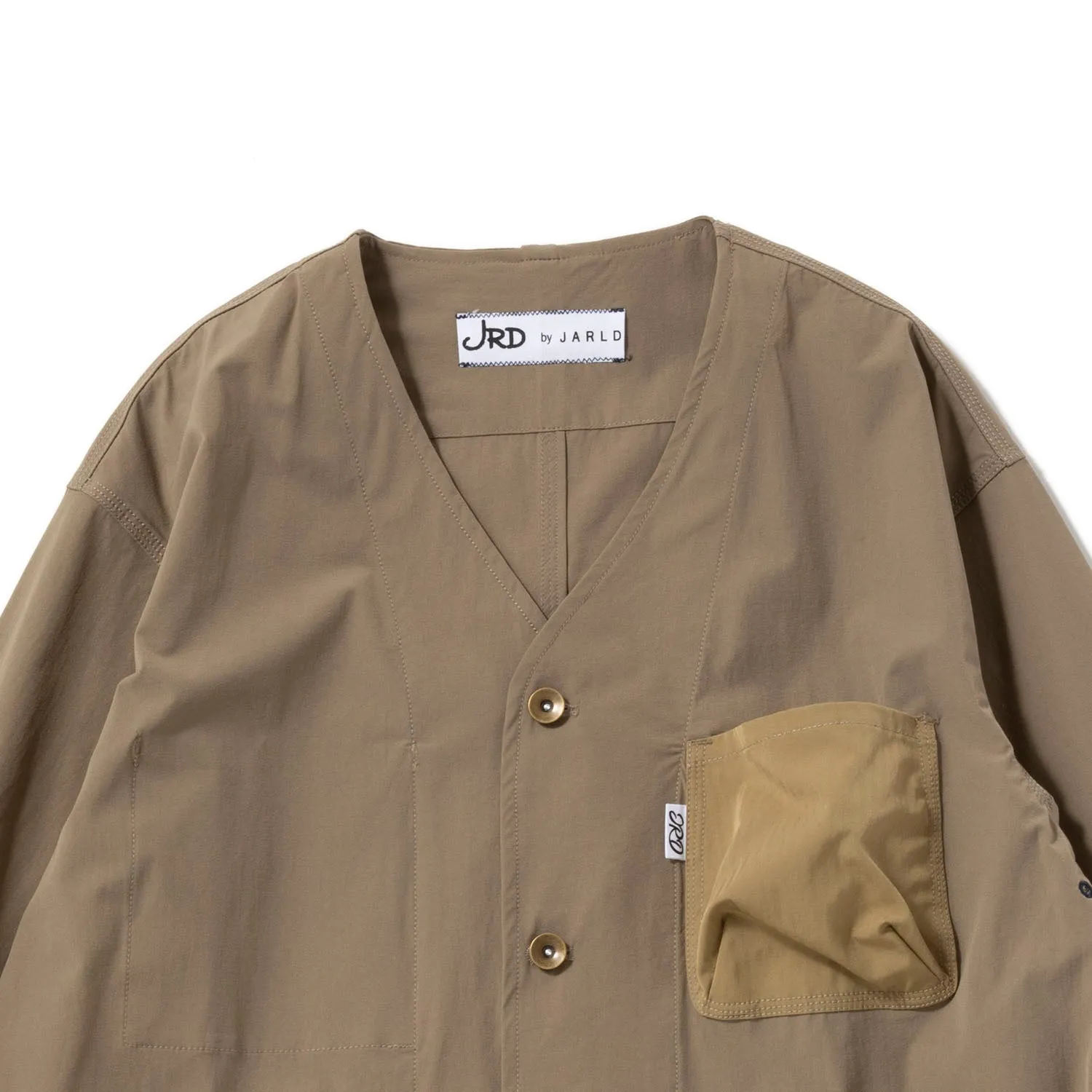 JRD by JARLD | ジェイアールディー バイ ジャールド　撥水ストレッチ ノーカラー カバーオール NO COLLAR COVERALL JACKET