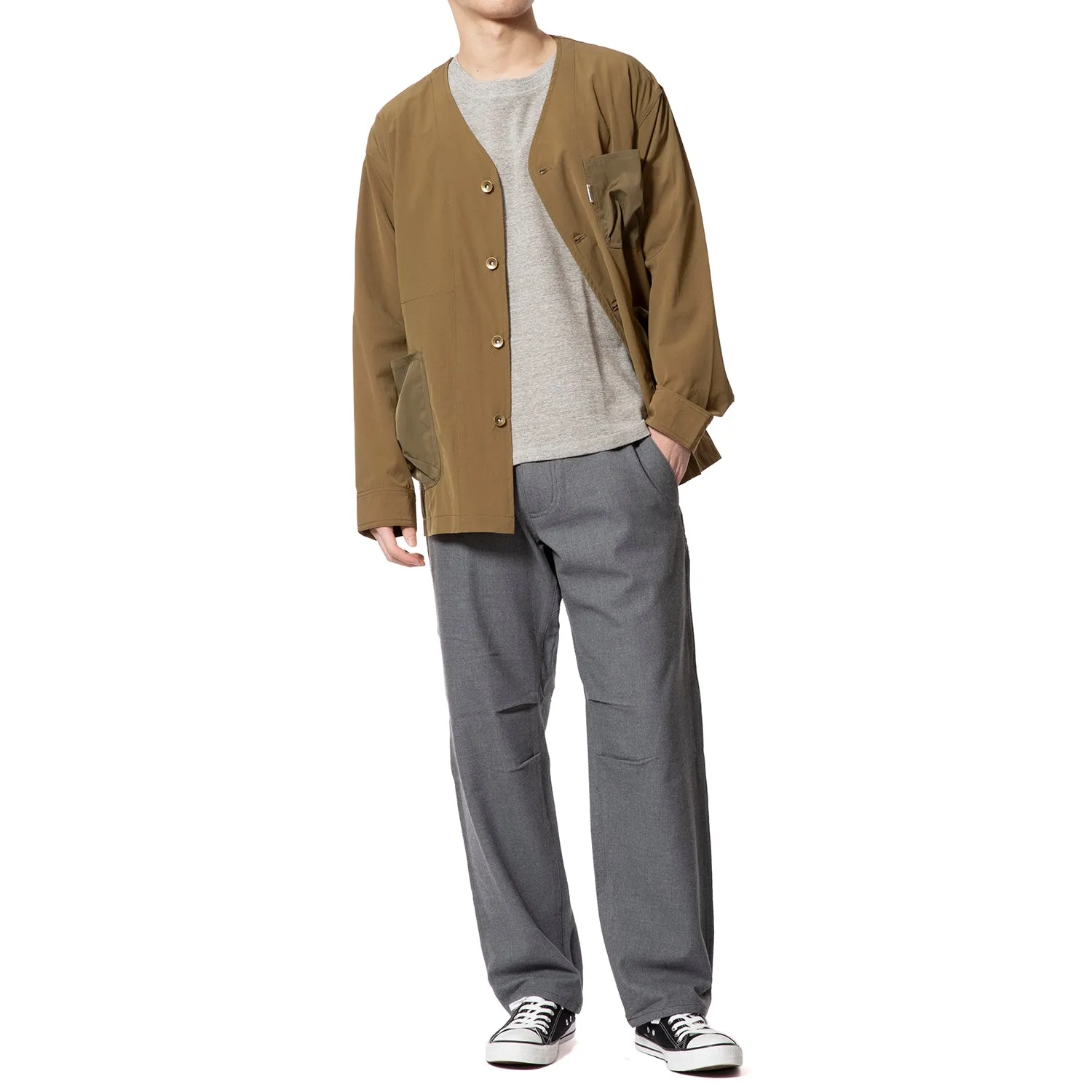JRD by JARLD | ジェイアールディー バイ ジャールド　撥水ストレッチ ノーカラー カバーオール NO COLLAR COVERALL JACKET