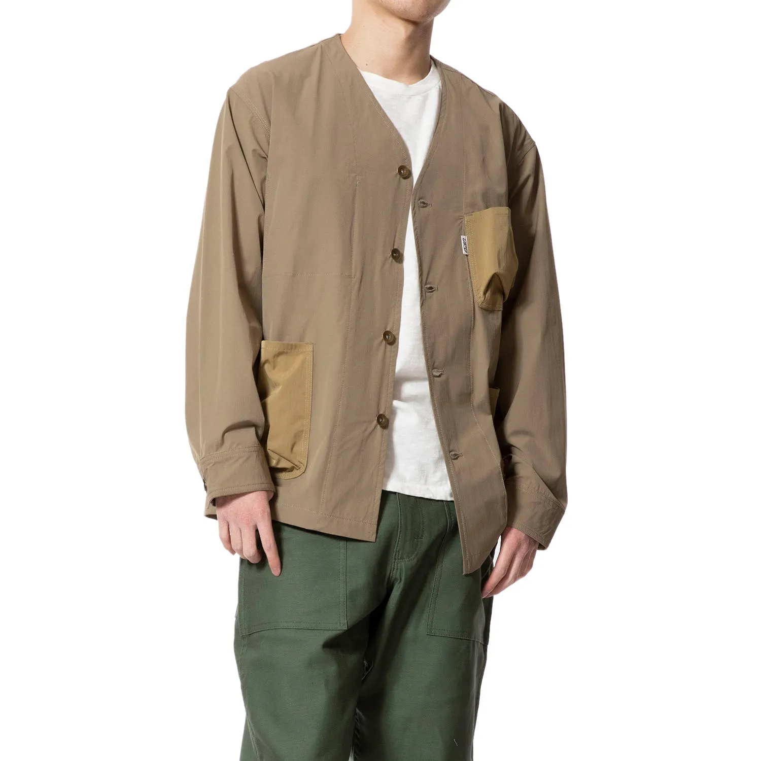 JRD by JARLD | ジェイアールディー バイ ジャールド　撥水ストレッチ ノーカラー カバーオール NO COLLAR COVERALL JACKET