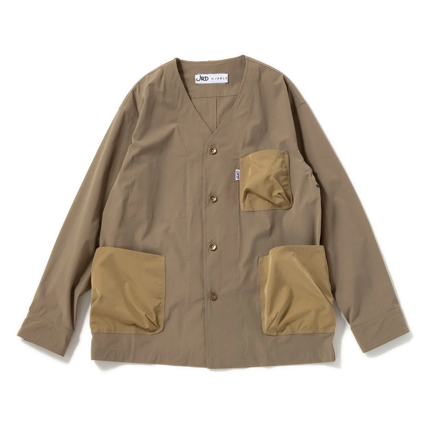 JRD by JARLD | ジェイアールディー バイ ジャールド　撥水ストレッチ ノーカラー カバーオール NO COLLAR COVERALL JACKET