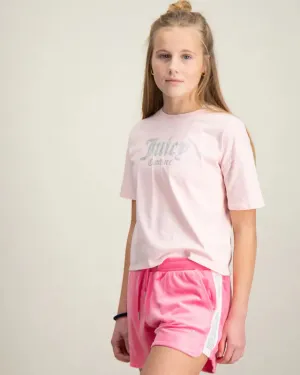 JUICY COUTURE - DIAMONTED TEE/SHORT SET