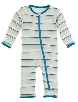 KicKee Pants Culinary Arts Stripe Coverall with Zipper