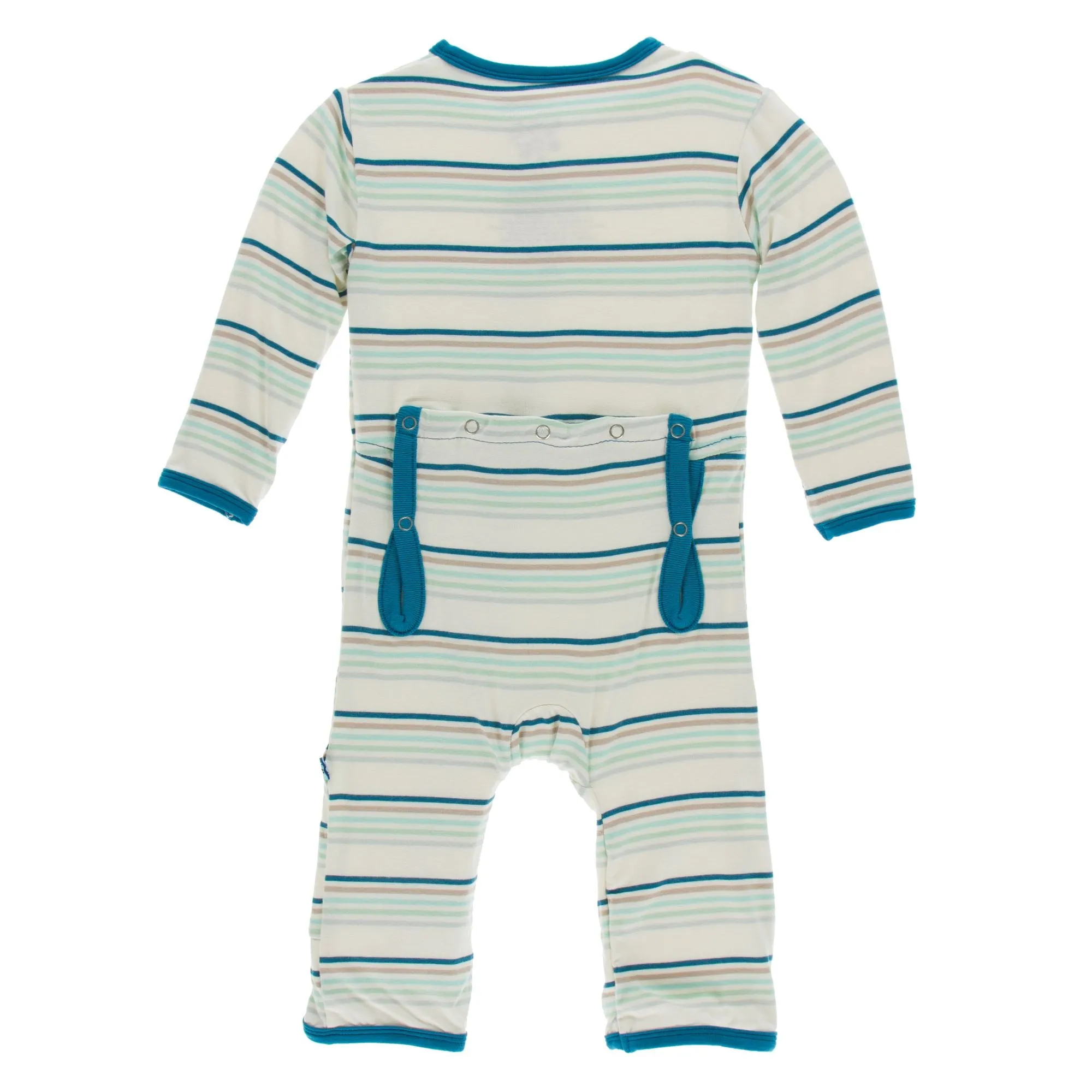 KicKee Pants Culinary Arts Stripe Coverall with Zipper