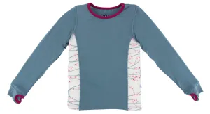 KicKee Pants Natural Japanese Cherry Tree L/S Fitted Tee with Thumbhole