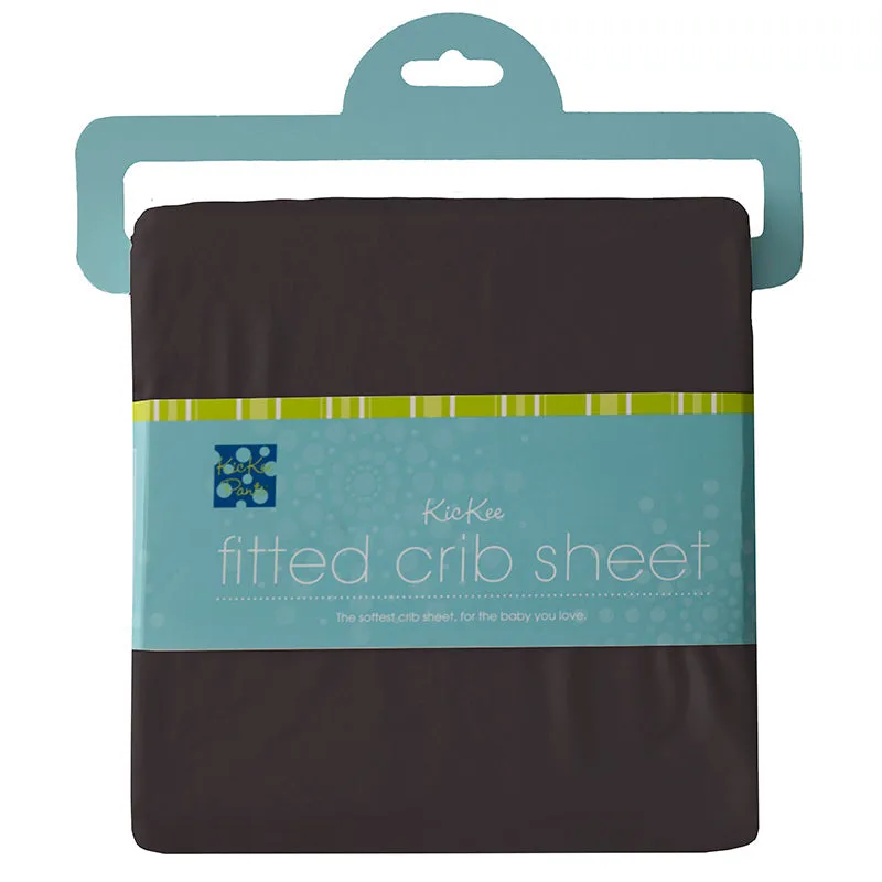 KicKee Pants Solid Fitted Crib Sheet (Midnight)