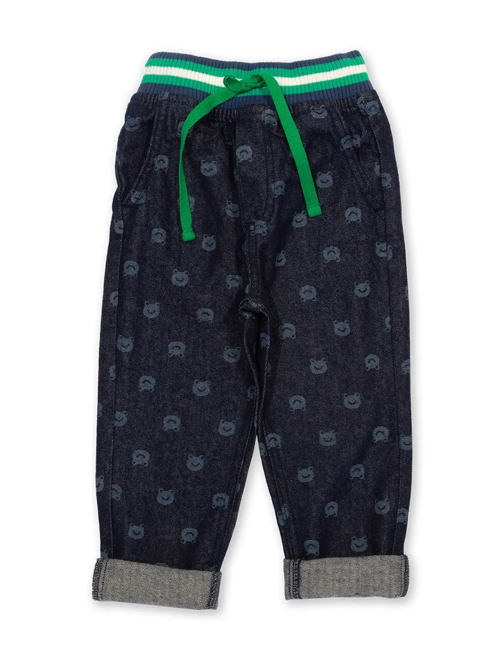 Kite Frog Face Infant Denim Pull Ups 41-9335