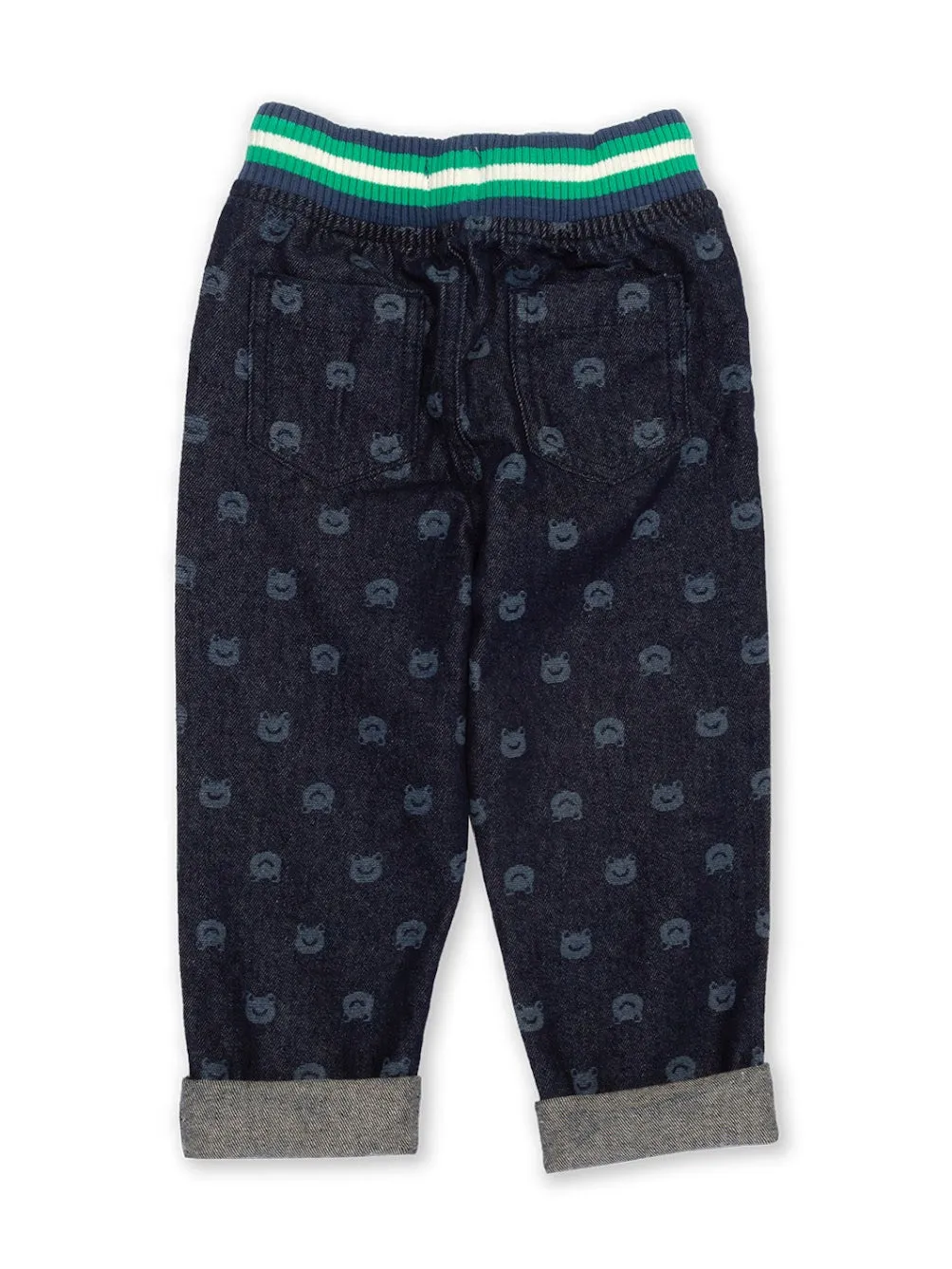 Kite Frog Face Infant Denim Pull Ups 41-9335