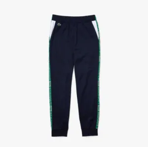 Lacoste Men's SPORT Branded Tracksuit Pants Navy Blue/White XH0873-51-FX3