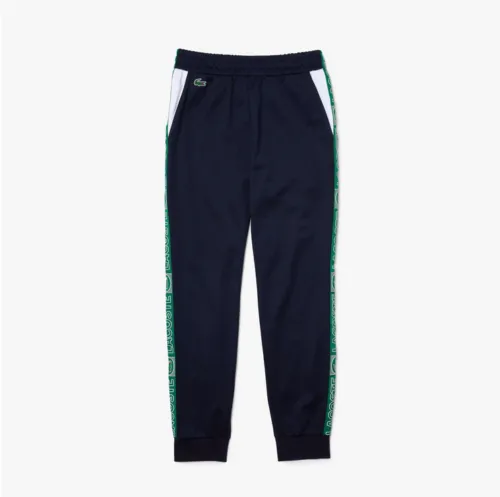 Lacoste Men's SPORT Branded Tracksuit Pants Navy Blue/White XH0873-51-FX3