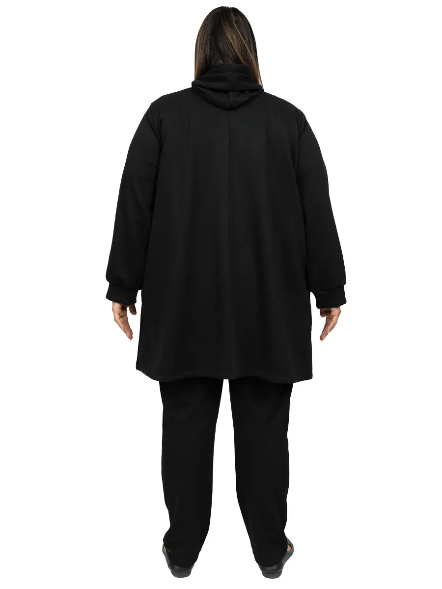 Lenora Fleece Jacket - Black