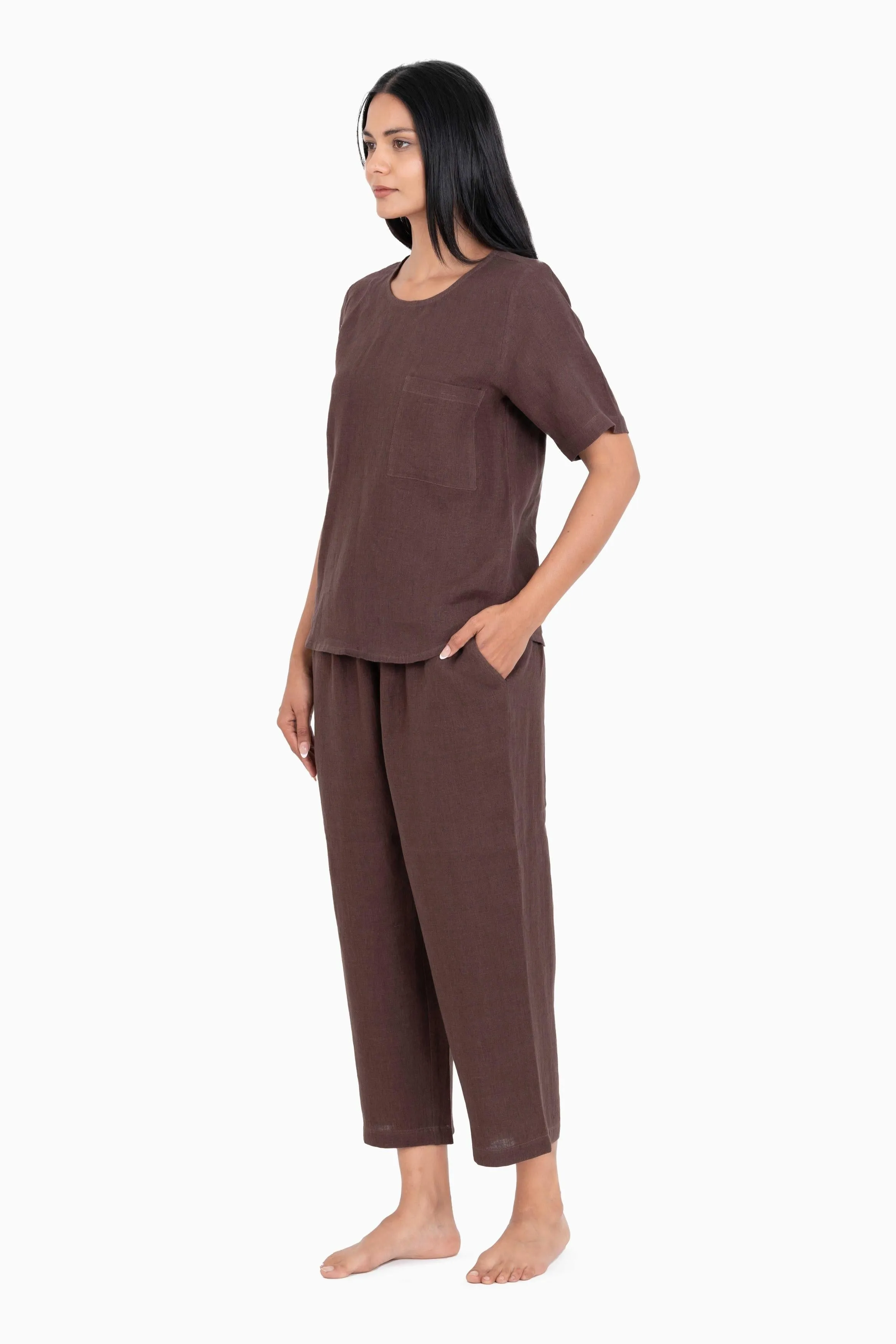 Linen Dewey Co-Ord Set-Sunburnt Yellow