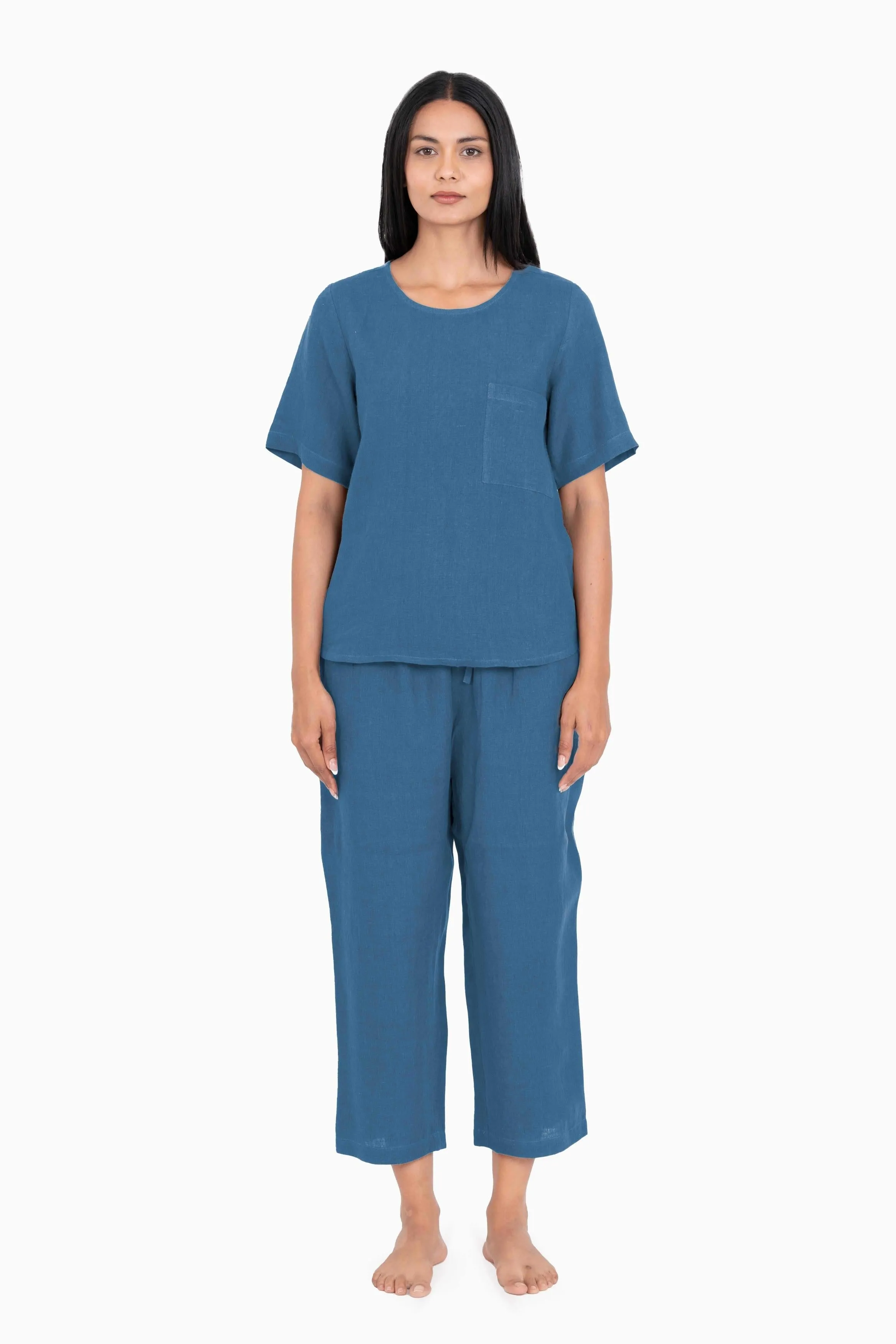 Linen Dewey Co-Ord Set-Sunburnt Yellow