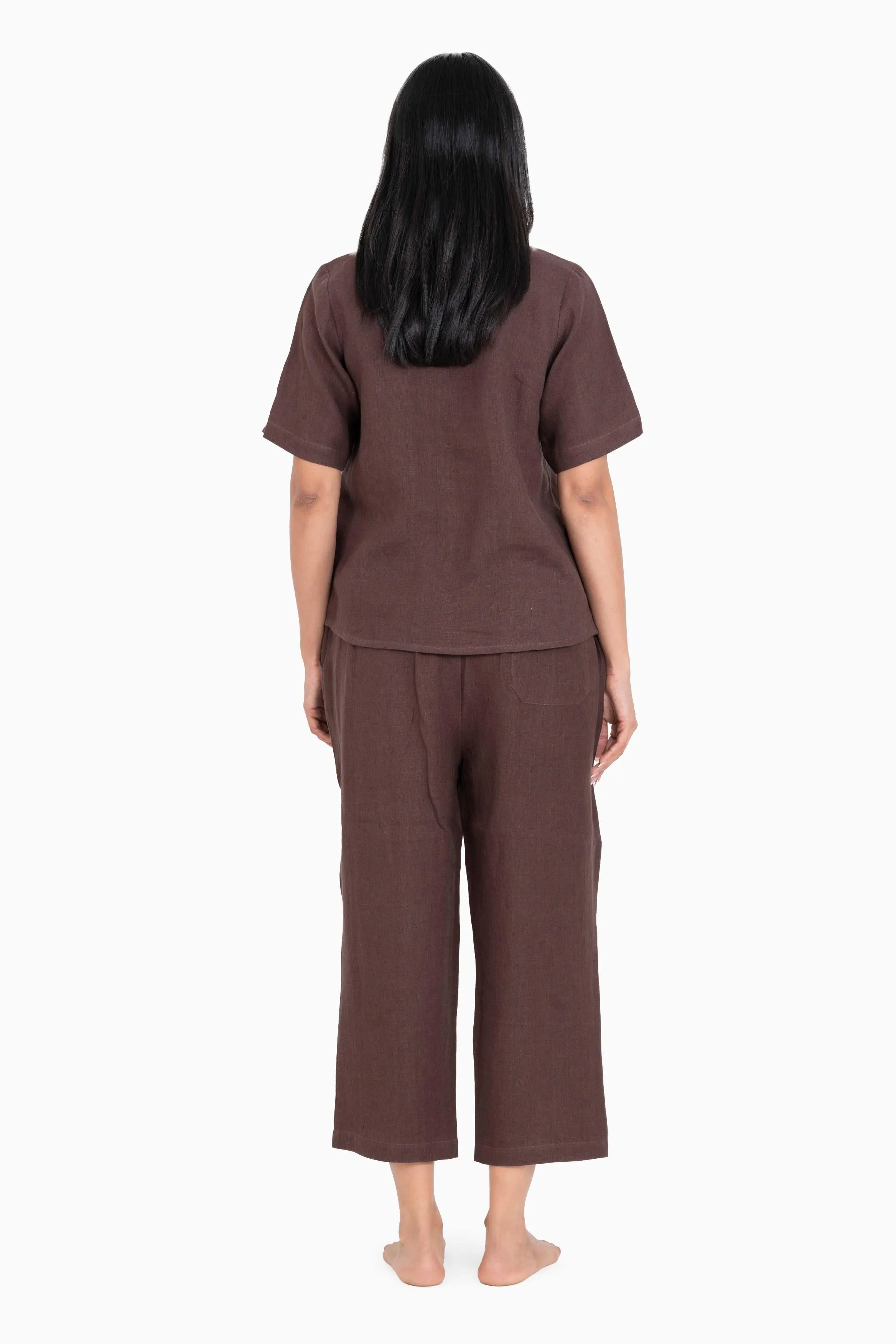 Linen Dewey Co-Ord Set-Sunburnt Yellow