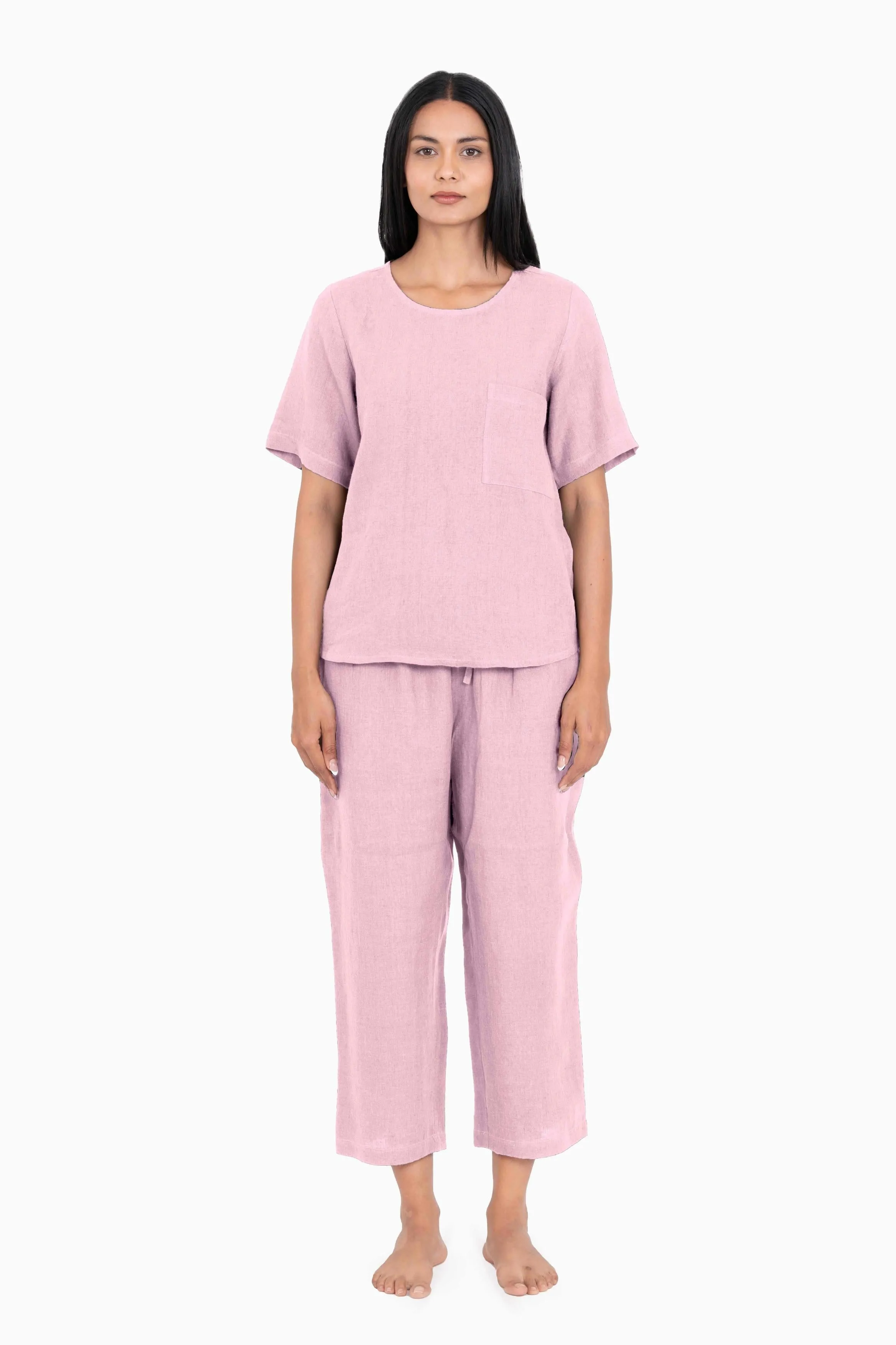 Linen Dewey Co-Ord Set-Sunburnt Yellow