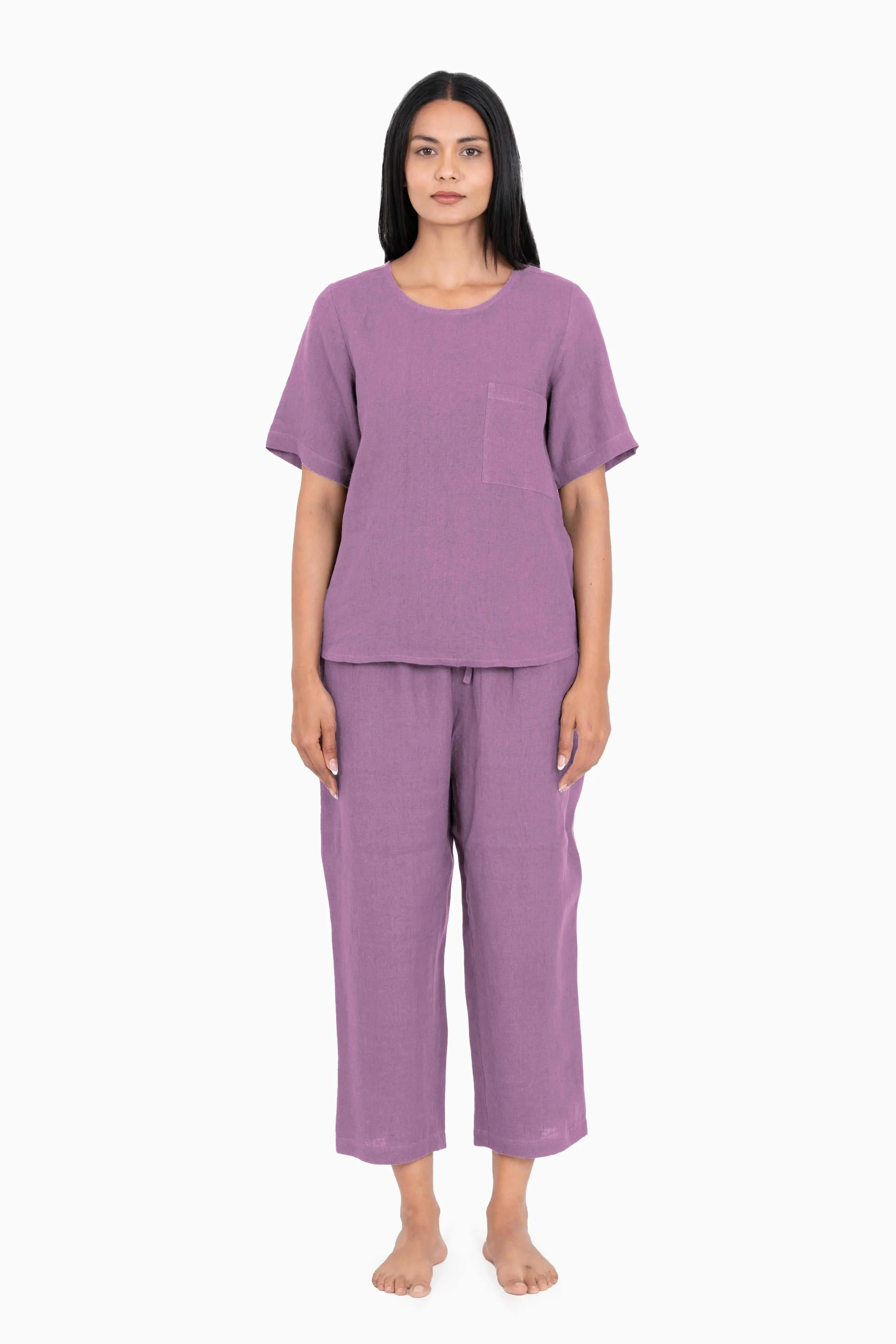 Linen Dewey Co-Ord Set-Sunburnt Yellow