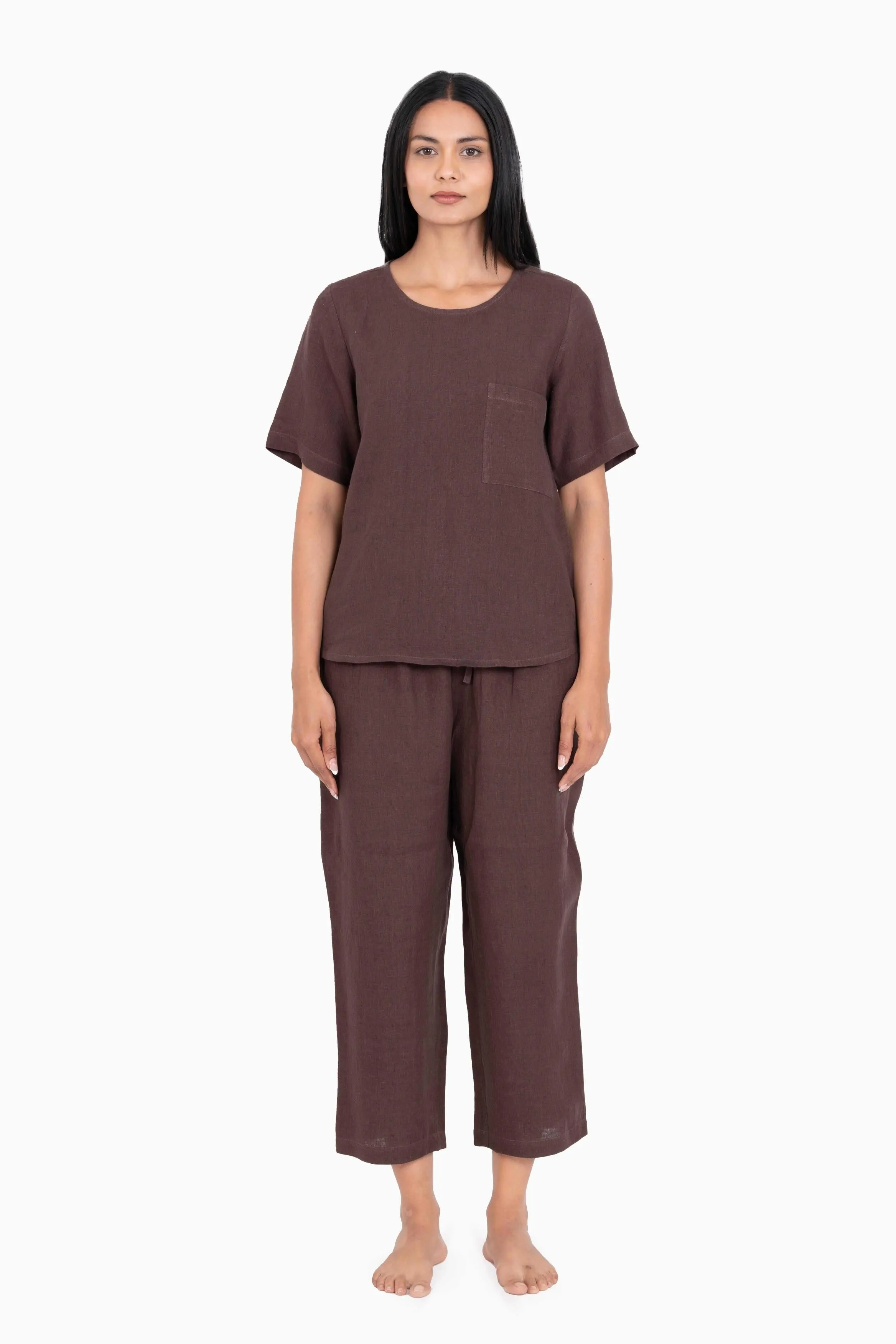 Linen Dewey Co-Ord Set-Sunburnt Yellow