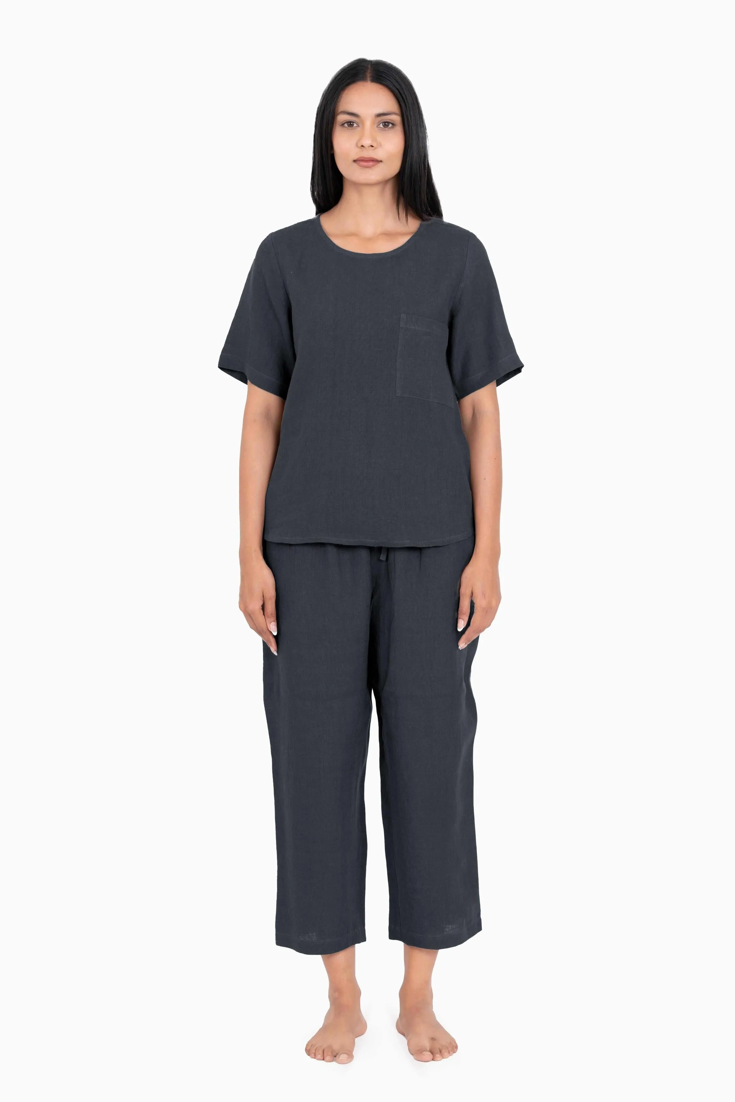 Linen Dewey Co-Ord Set-Sunburnt Yellow