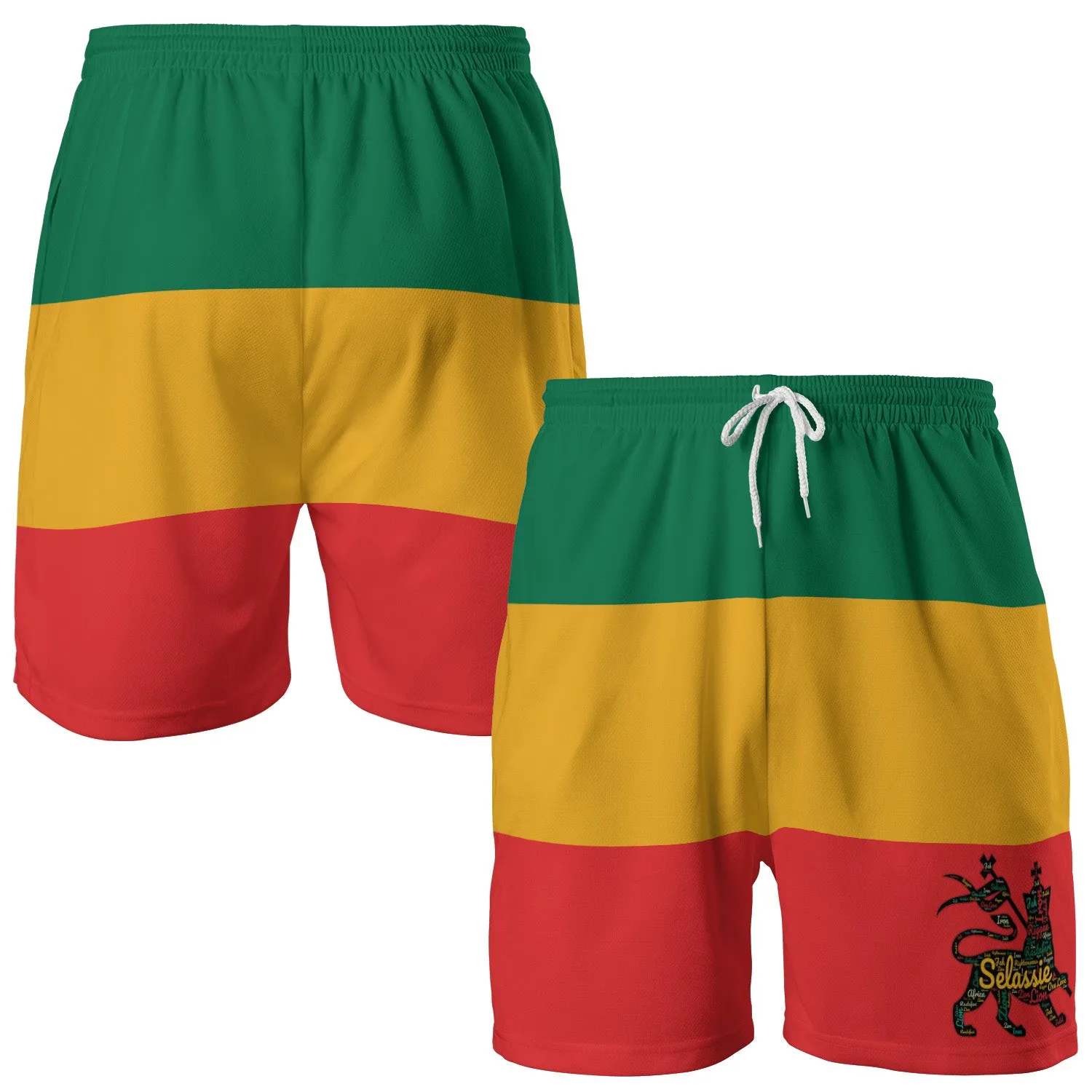 Lion Of Judah Athletic Shorts