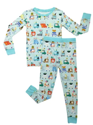 Little Sleepies Food Trucks L/S 2pc Pajama Set