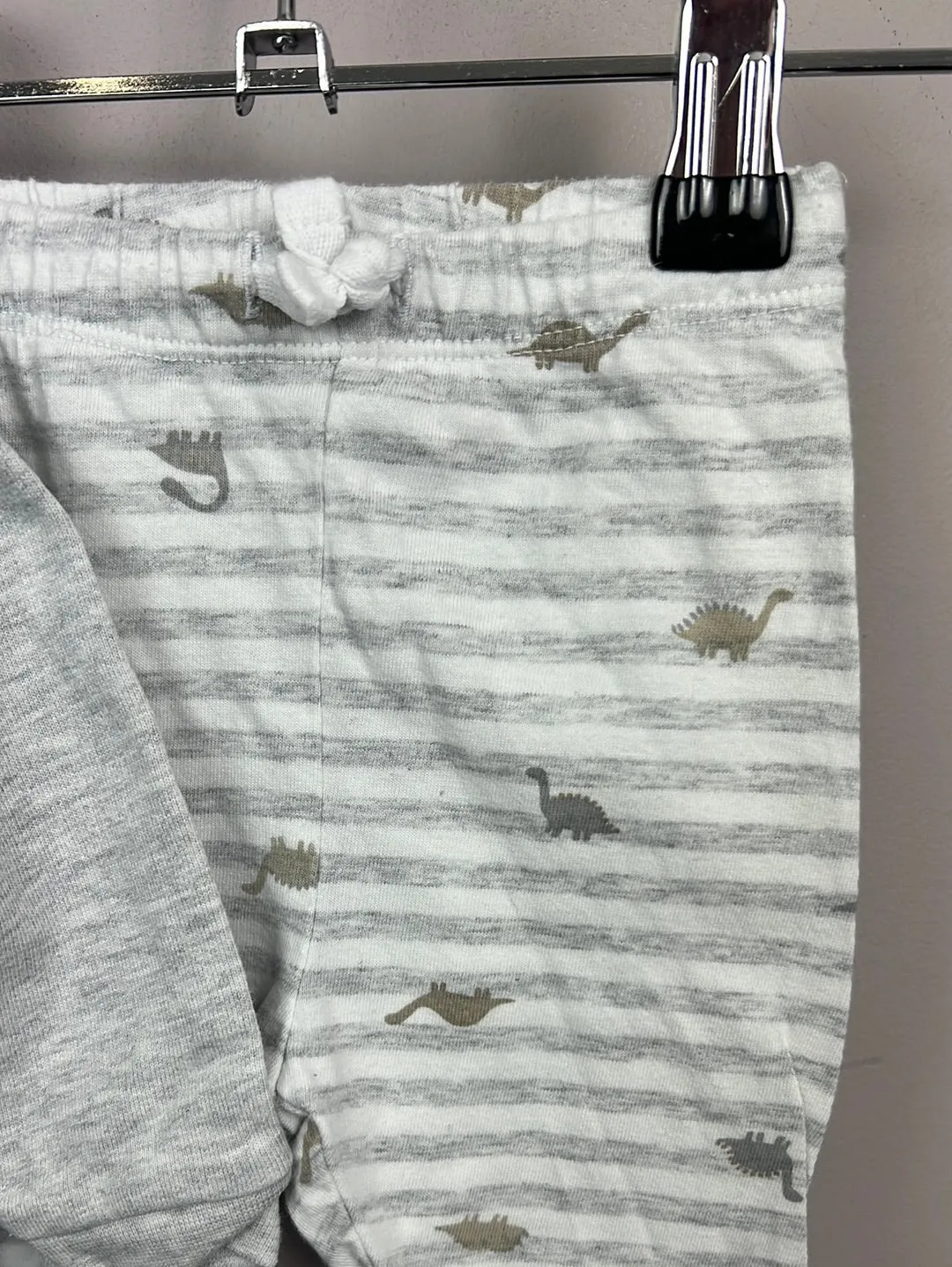 Little White Company dinosaur sweatshirt set 3-6m