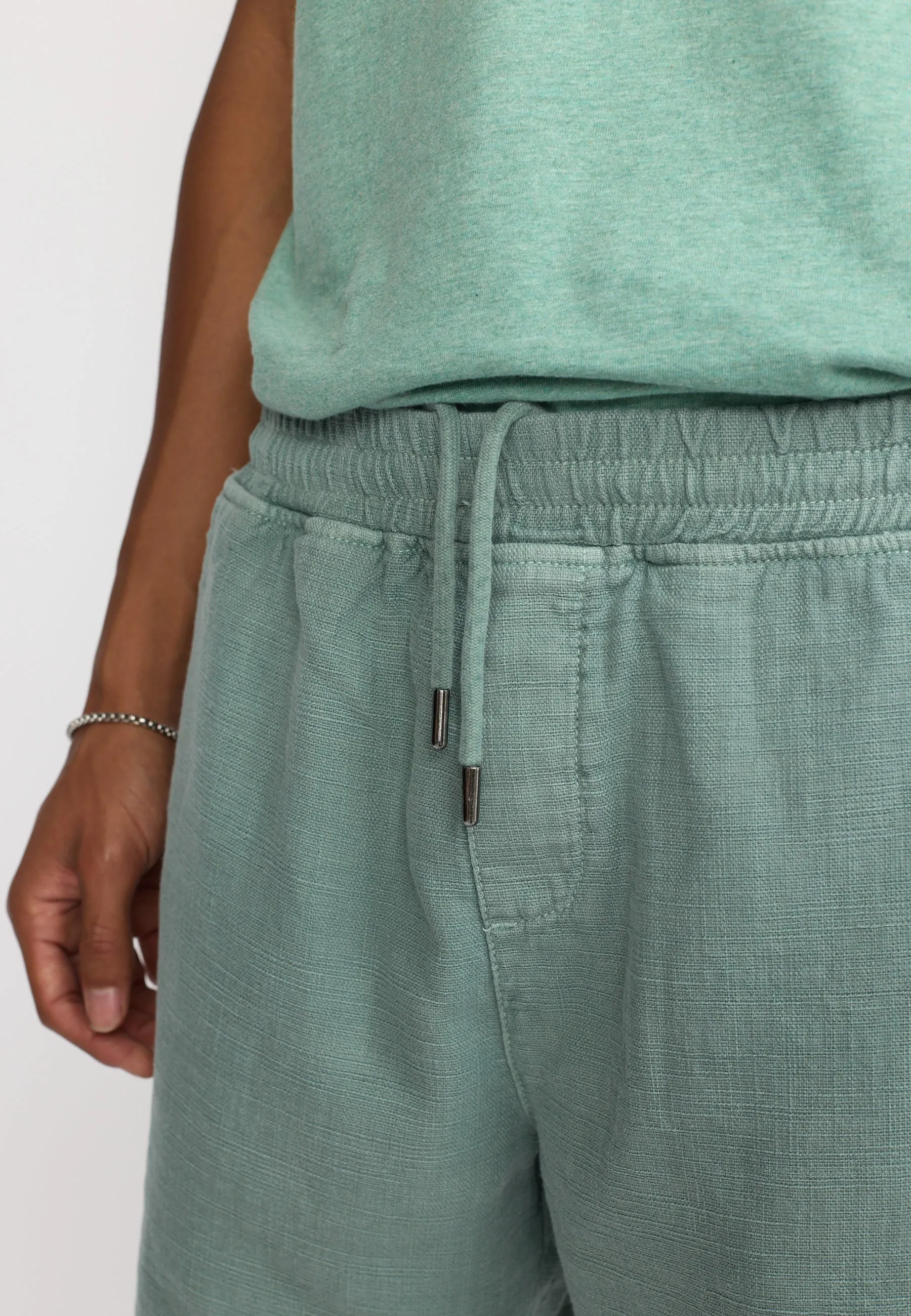 Long Casual Shorts / 4070 - Dustgreen