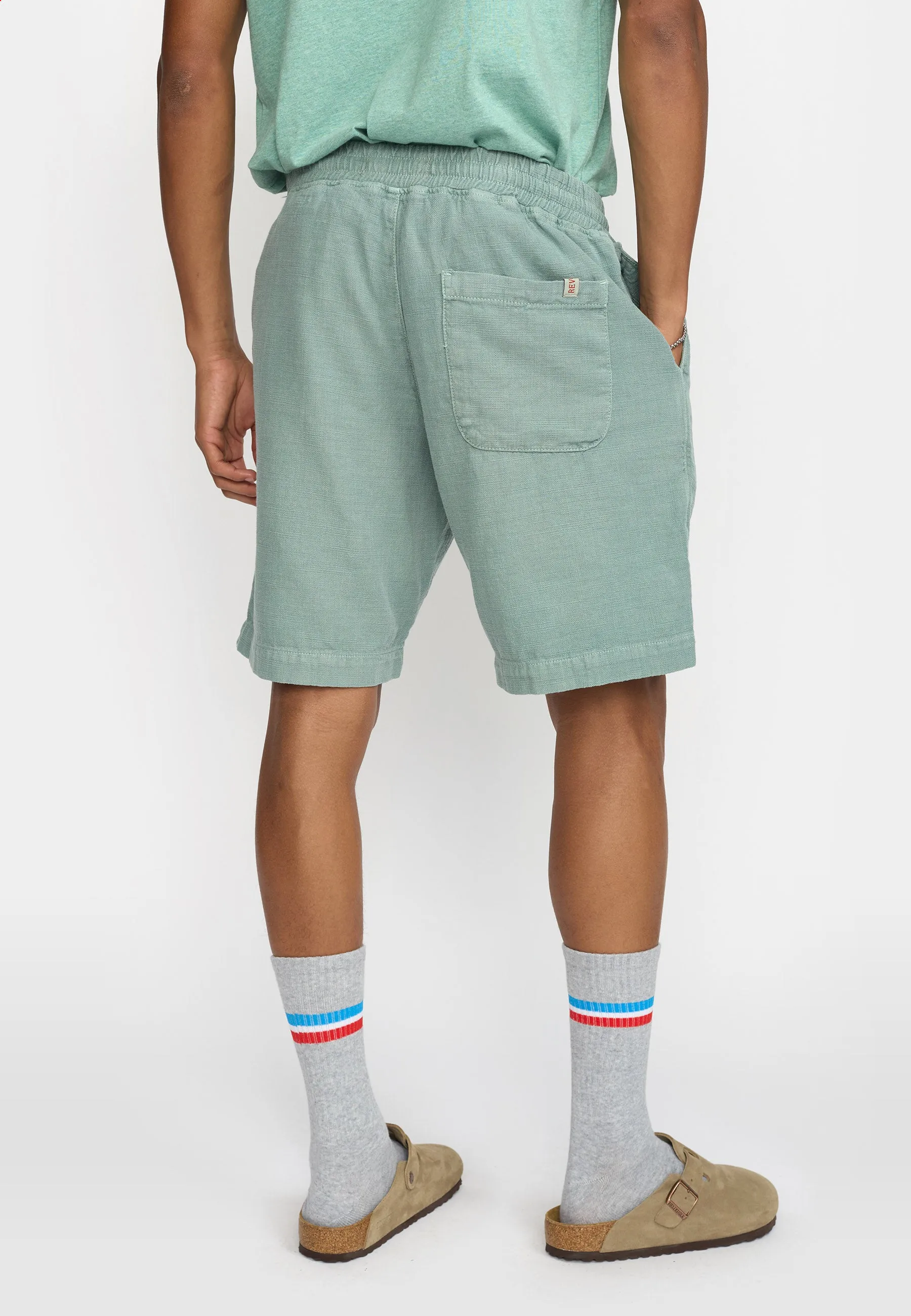 Long Casual Shorts / 4070 - Dustgreen