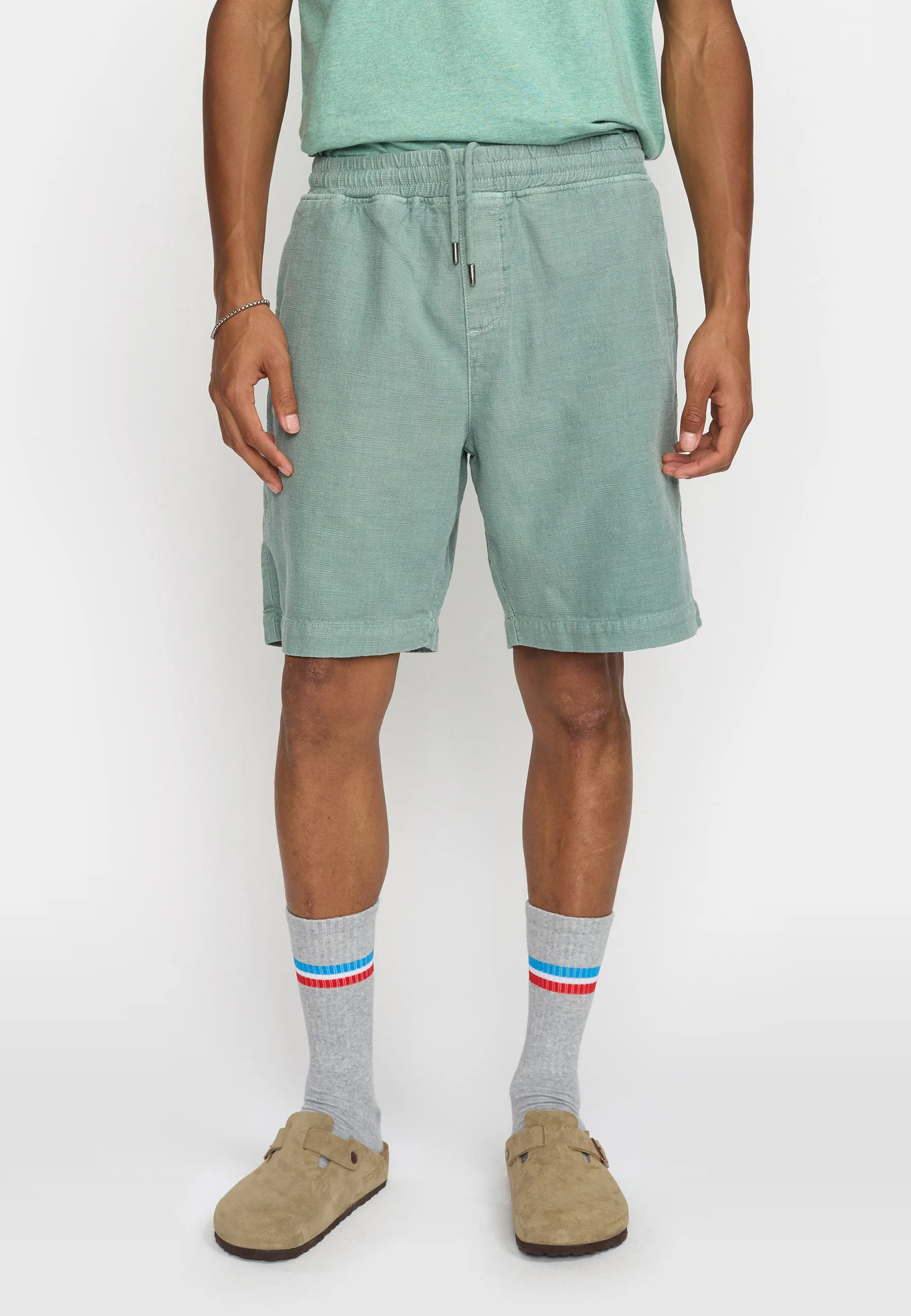 Long Casual Shorts / 4070 - Dustgreen