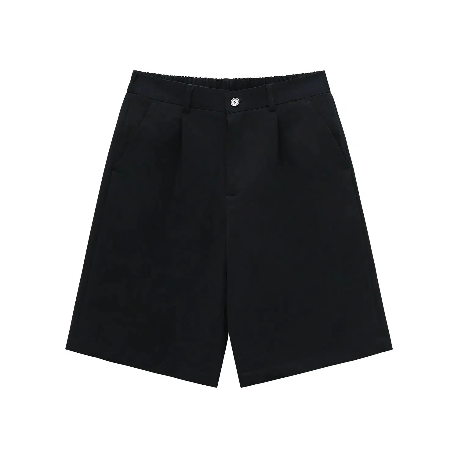 Loose-fit Button-down Shirt & Pleated Shorts