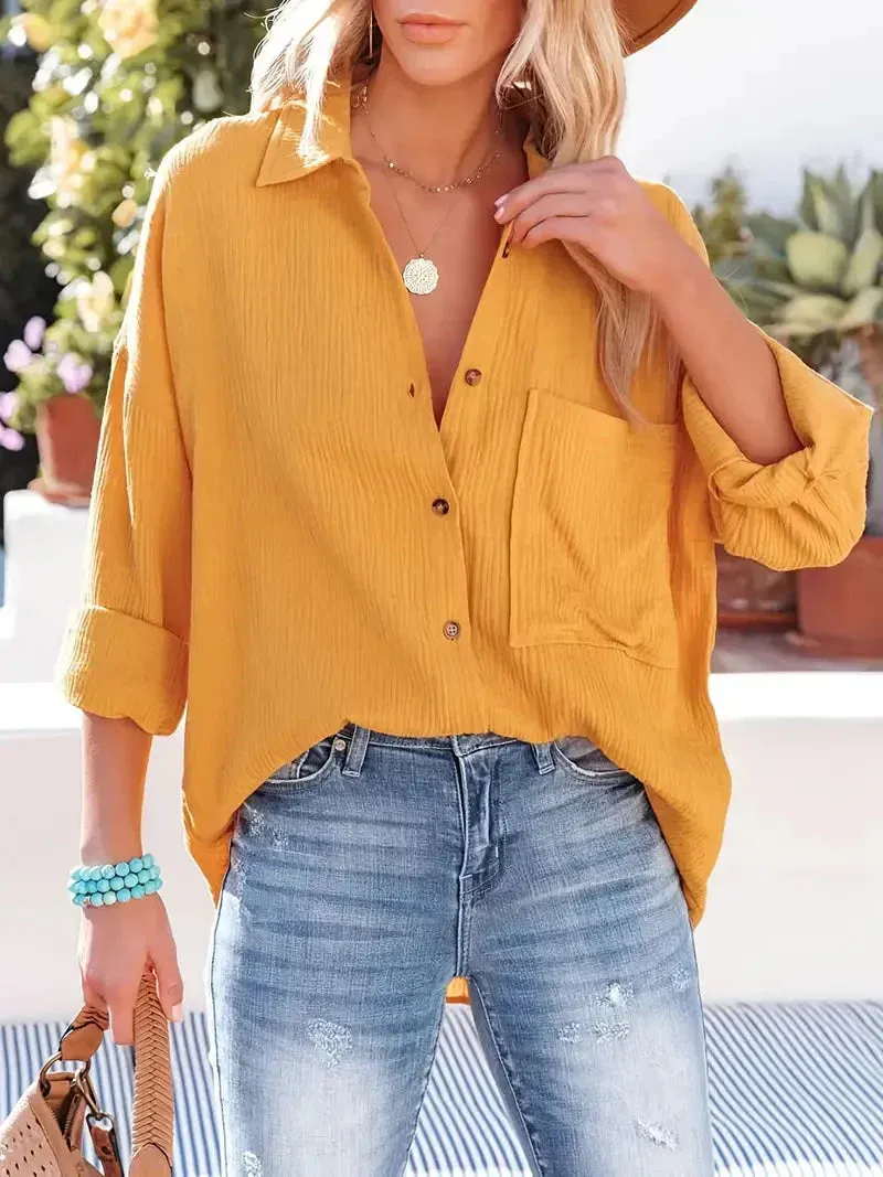 Loose-fitting blouse for women