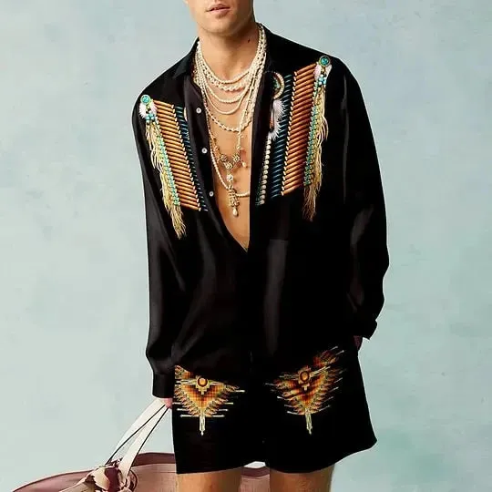 Luxury European Beach shorts set