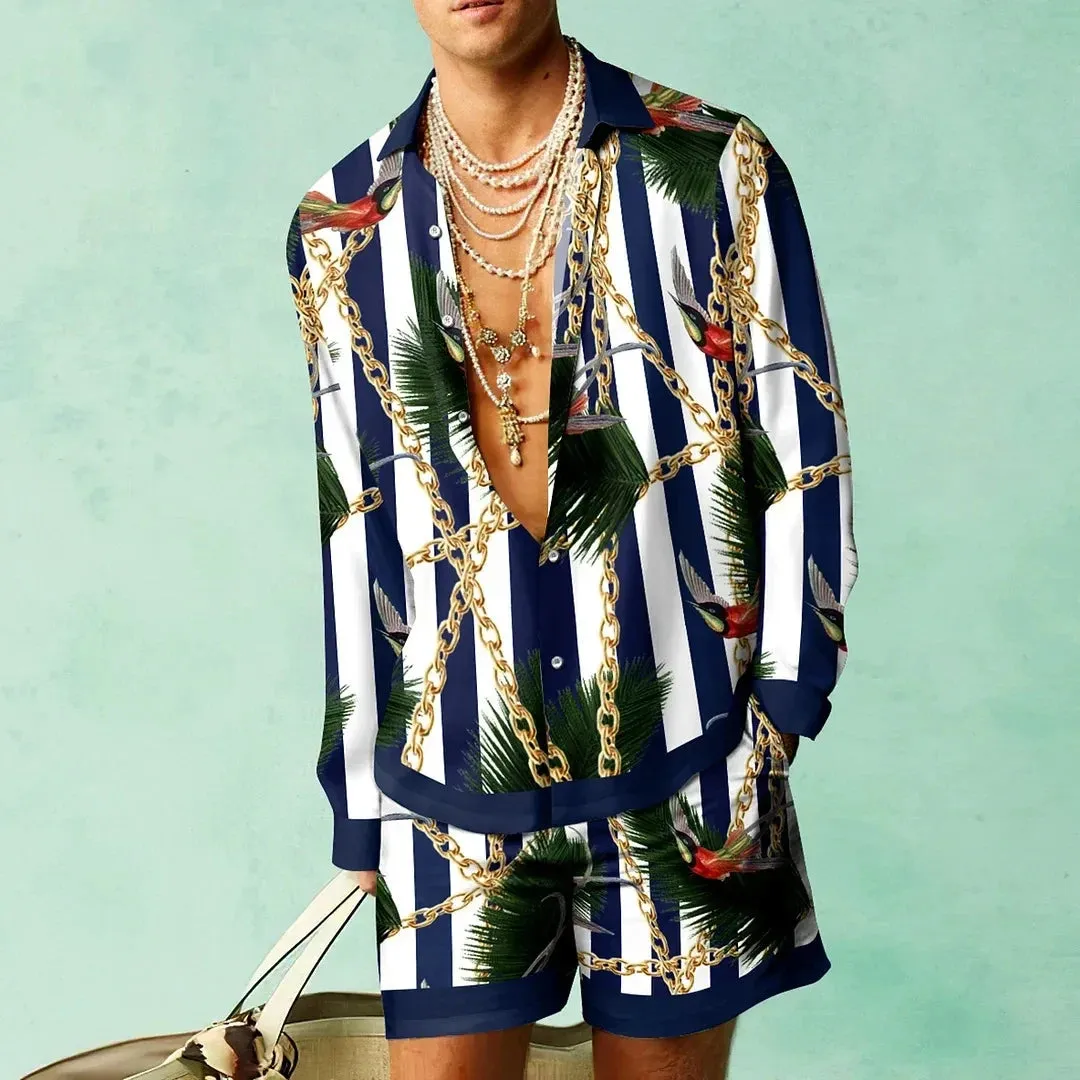 Luxury European Beach shorts set