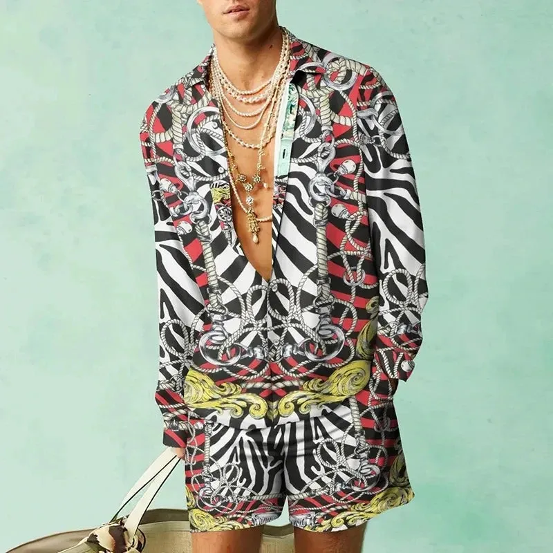Luxury European Beach shorts set