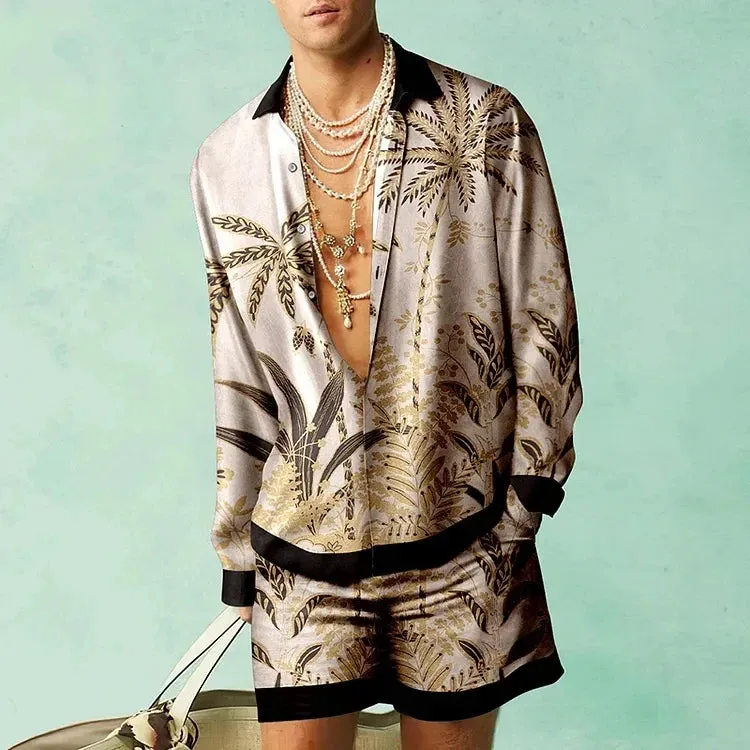 Luxury European Beach shorts set