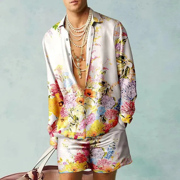 Luxury European Beach shorts set