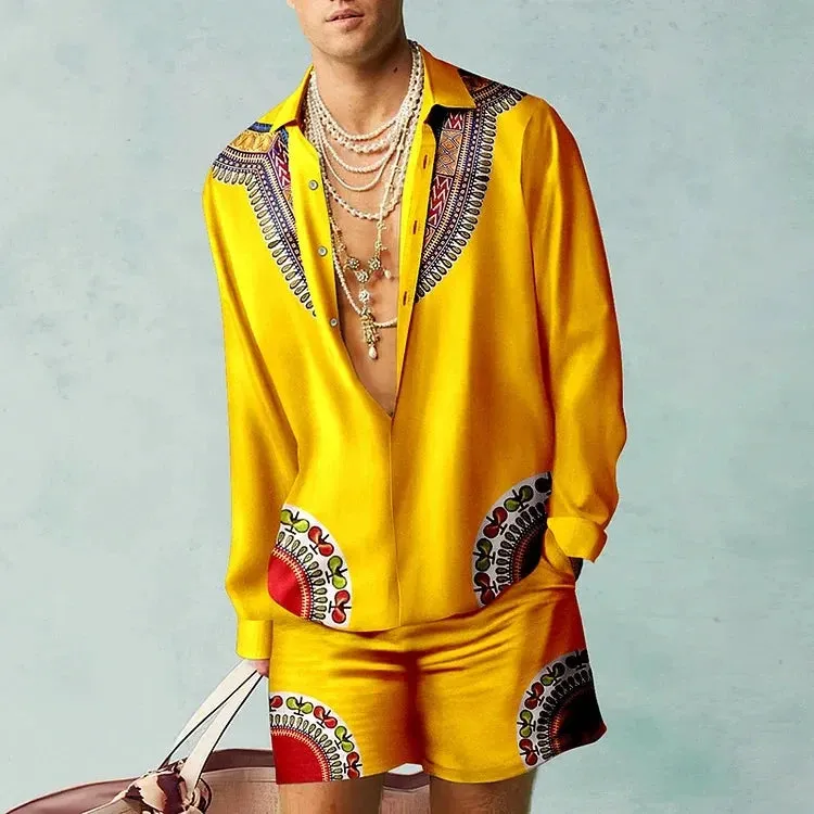 Luxury European Beach shorts set