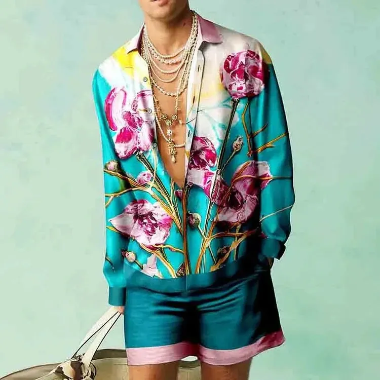 Luxury European Beach shorts set