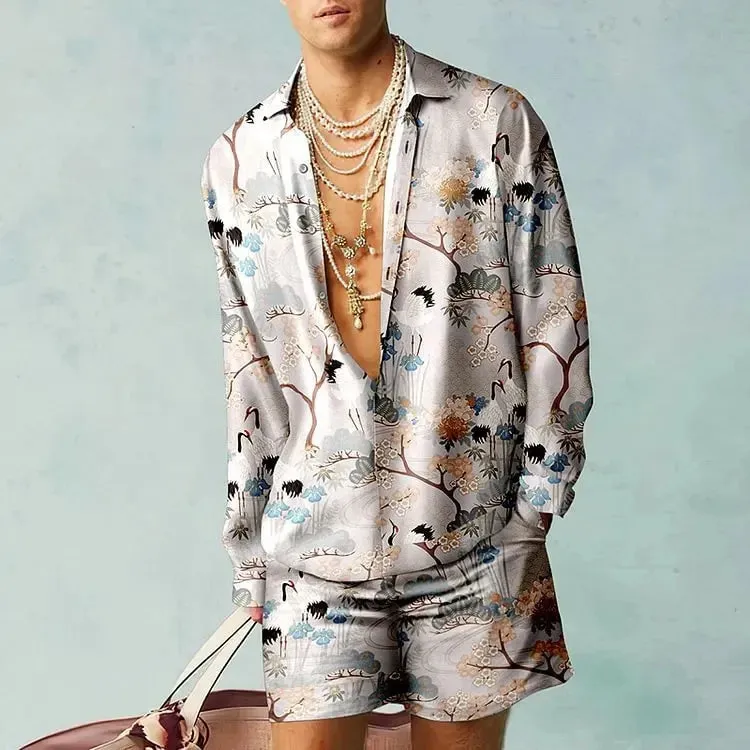 Luxury European Beach shorts set