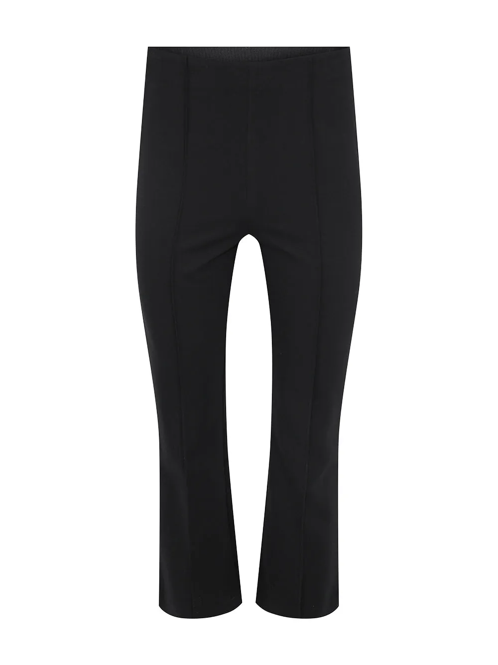 Margaret O'Leary Cropped Flared Pants in Black