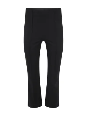 Margaret O'Leary Cropped Flared Pants in Black